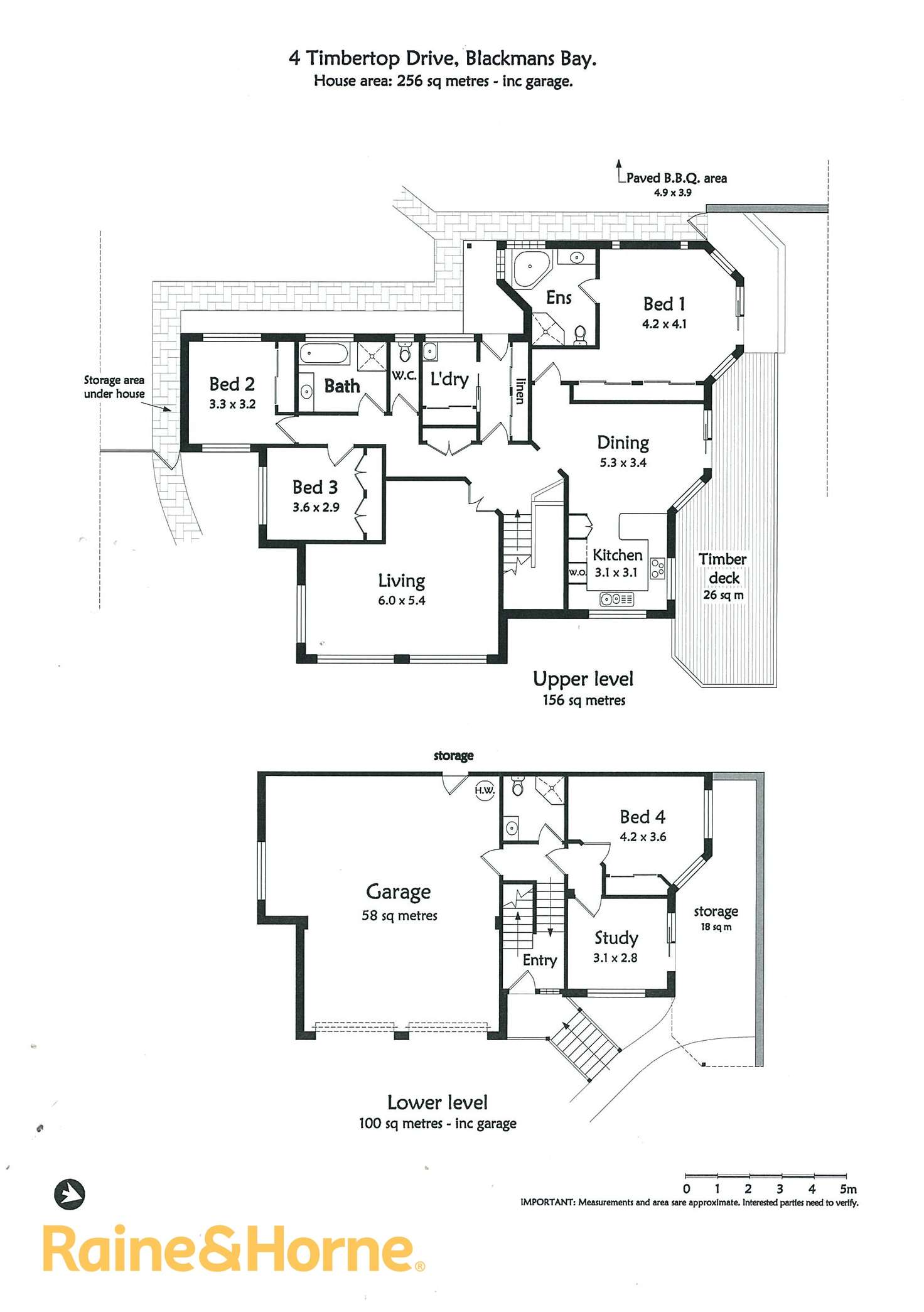 Floorplan of Homely house listing, 4 Timbertop Drive, Blackmans Bay TAS 7052