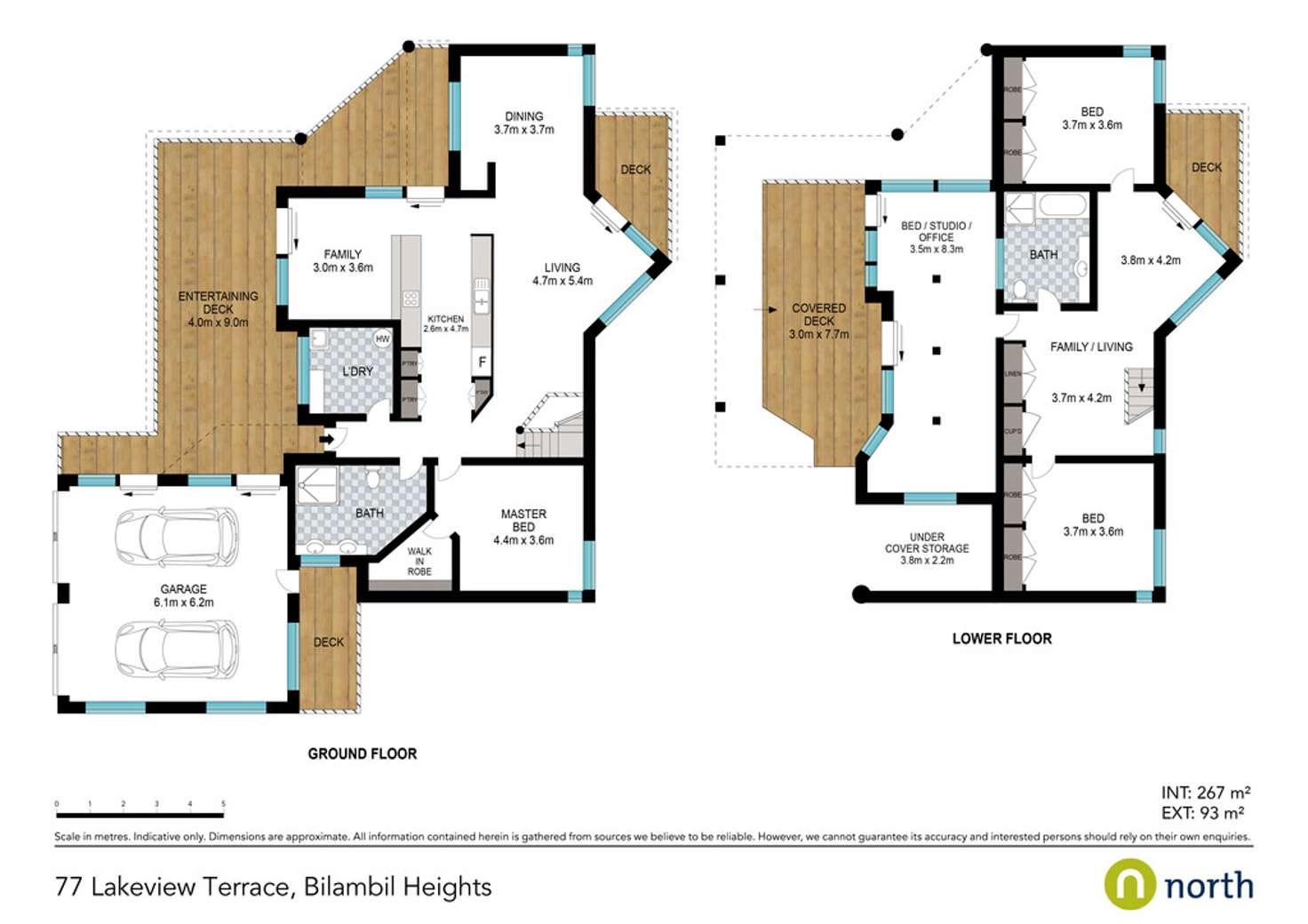 Floorplan of Homely house listing, 77 Lakeview Terrace, Bilambil Heights NSW 2486