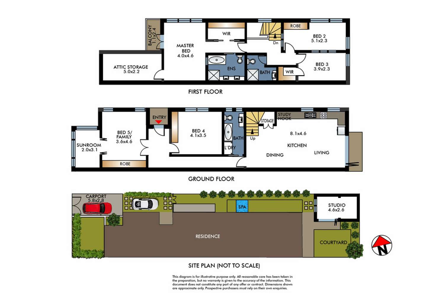 Floorplan of Homely house listing, 6 Midelton Avenue, North Bondi NSW 2026
