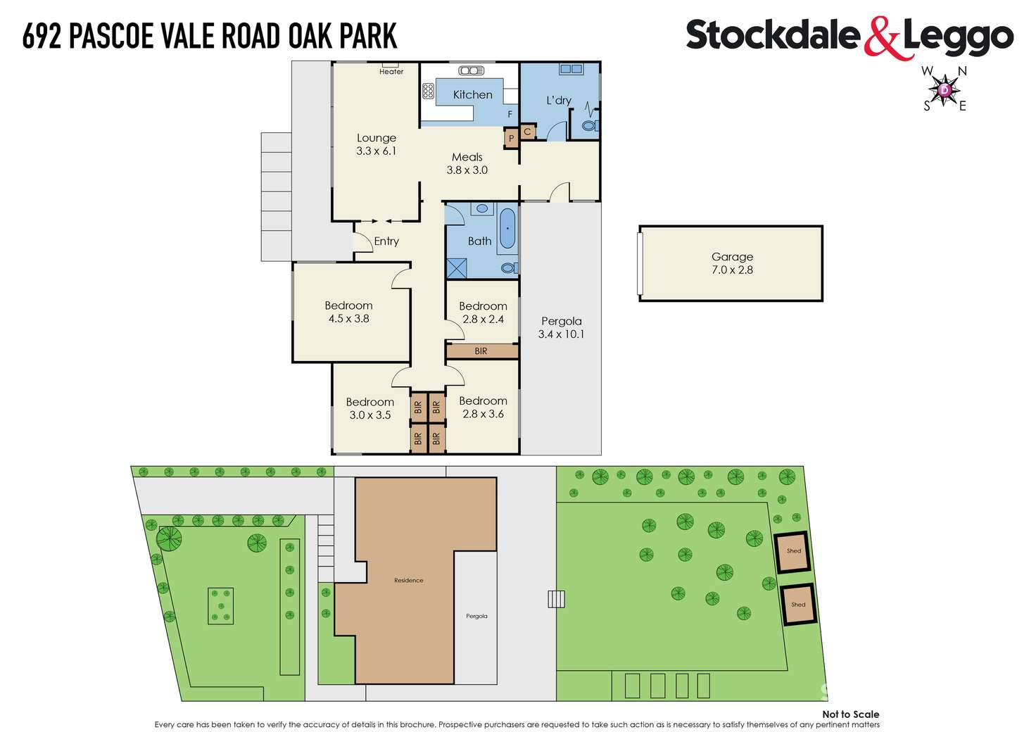 Floorplan of Homely house listing, 692 Pascoe Vale Road, Oak Park VIC 3046