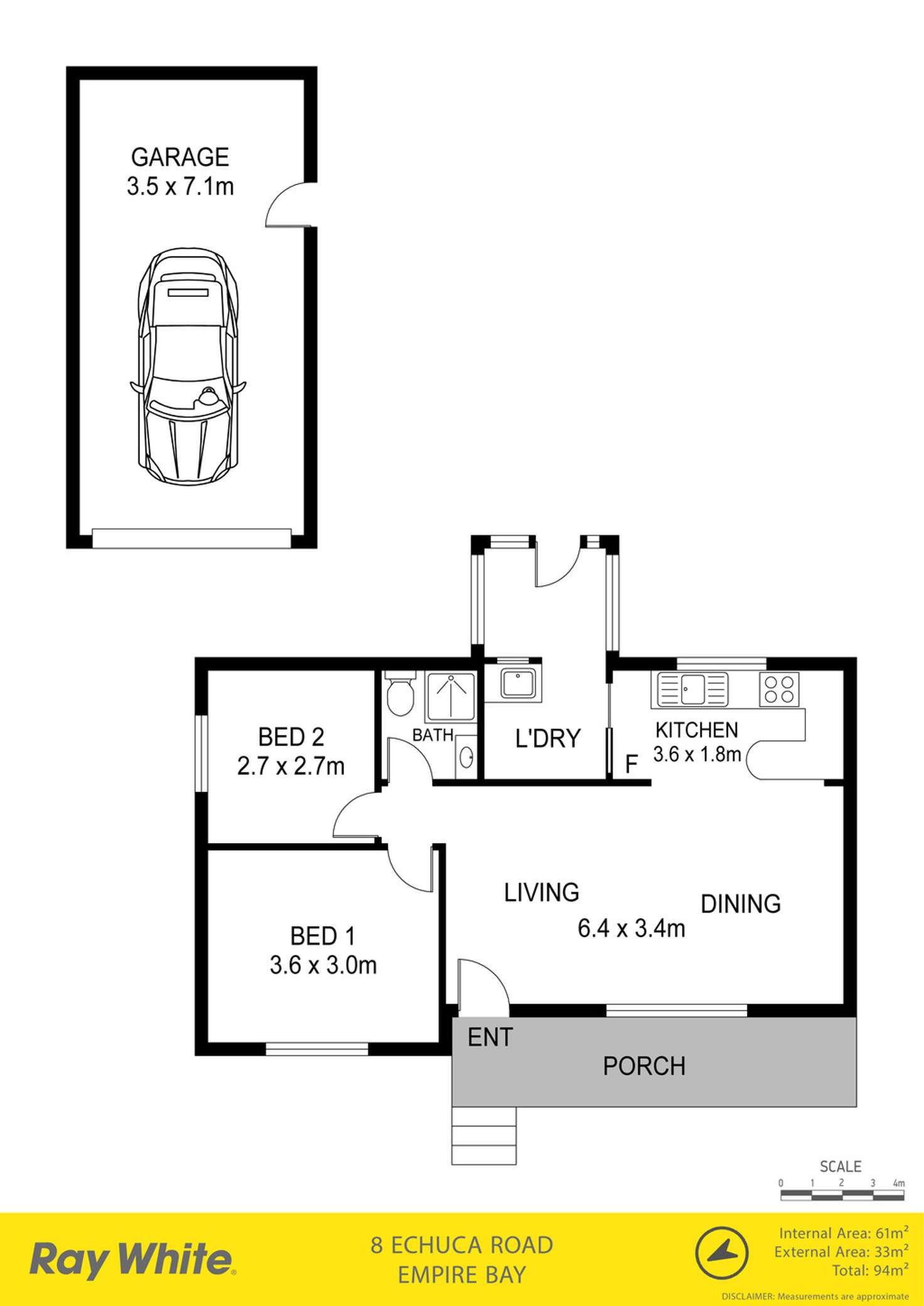 Floorplan of Homely house listing, 8 Echuca Road, Empire Bay NSW 2257