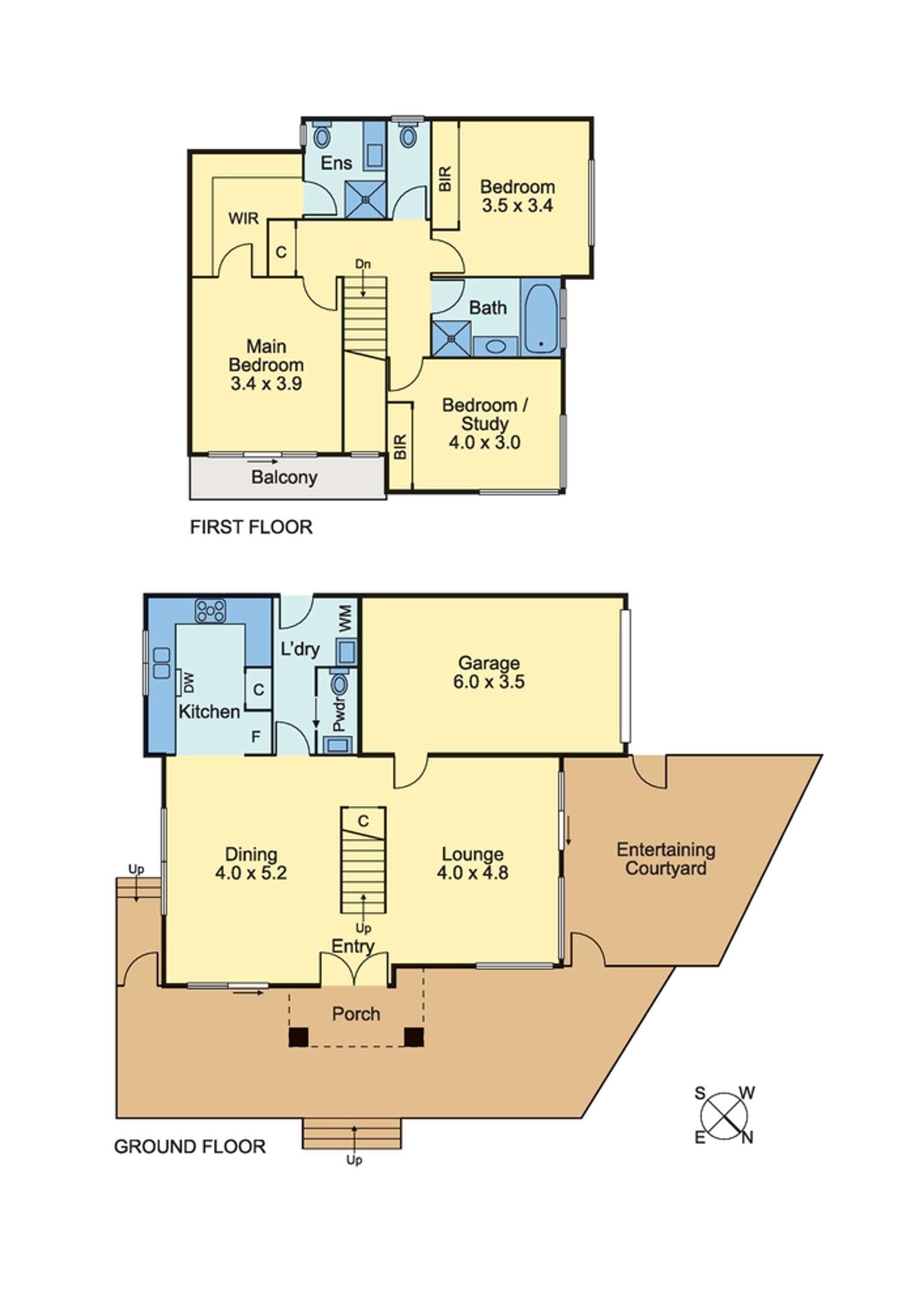 Floorplan of Homely townhouse listing, 159 Mascoma Street, Strathmore VIC 3041
