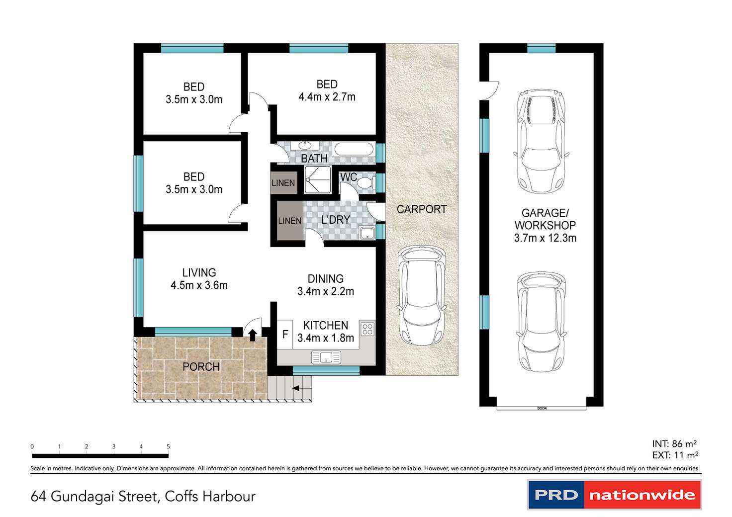 Floorplan of Homely house listing, 64 Gundagai Street, Coffs Harbour NSW 2450