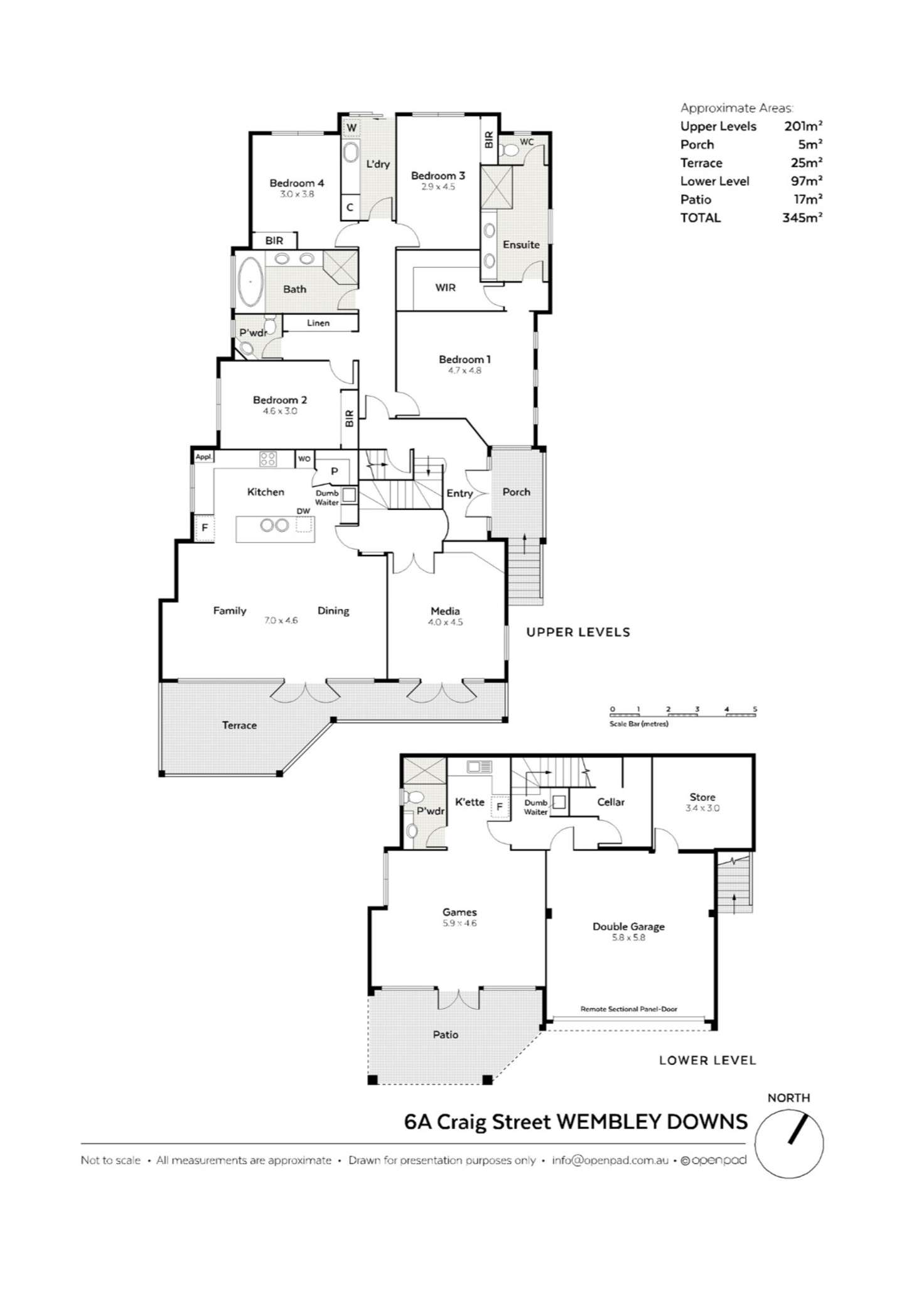Floorplan of Homely house listing, 6A Craig Street, Wembley Downs WA 6019