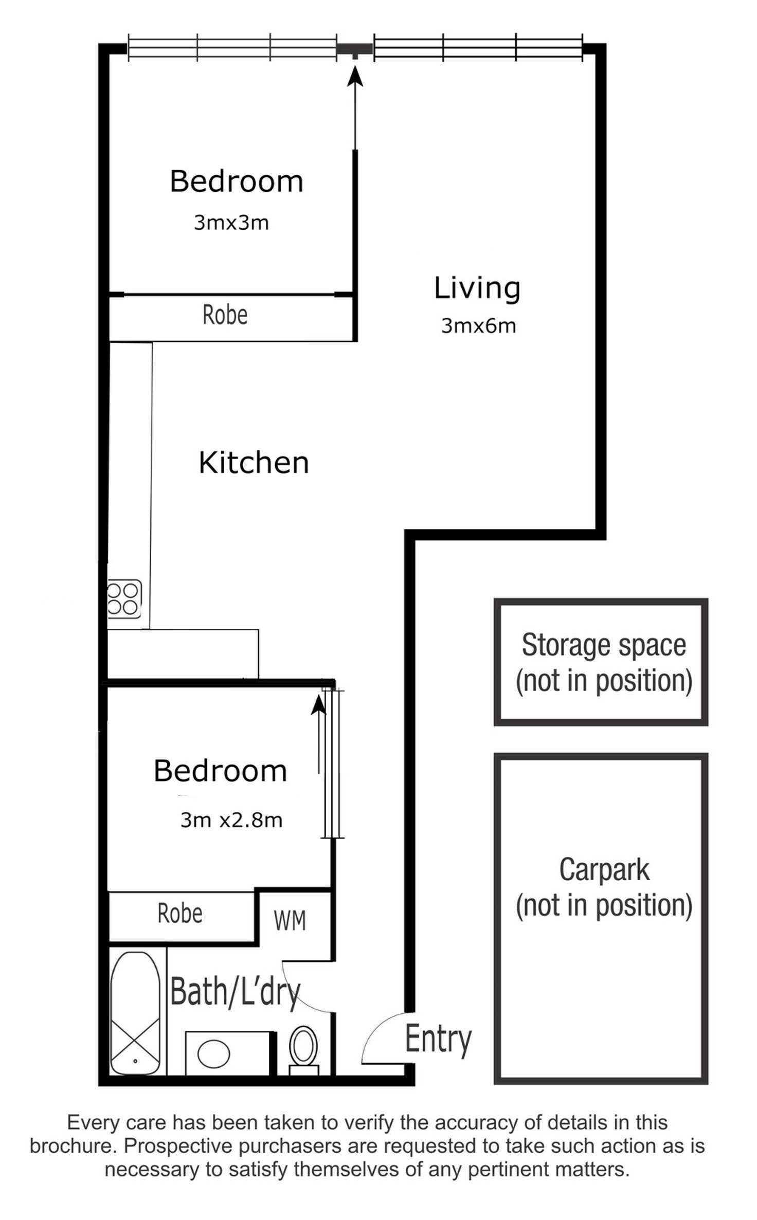 Floorplan of Homely apartment listing, 905/166 Wellington Parade, East Melbourne VIC 3002