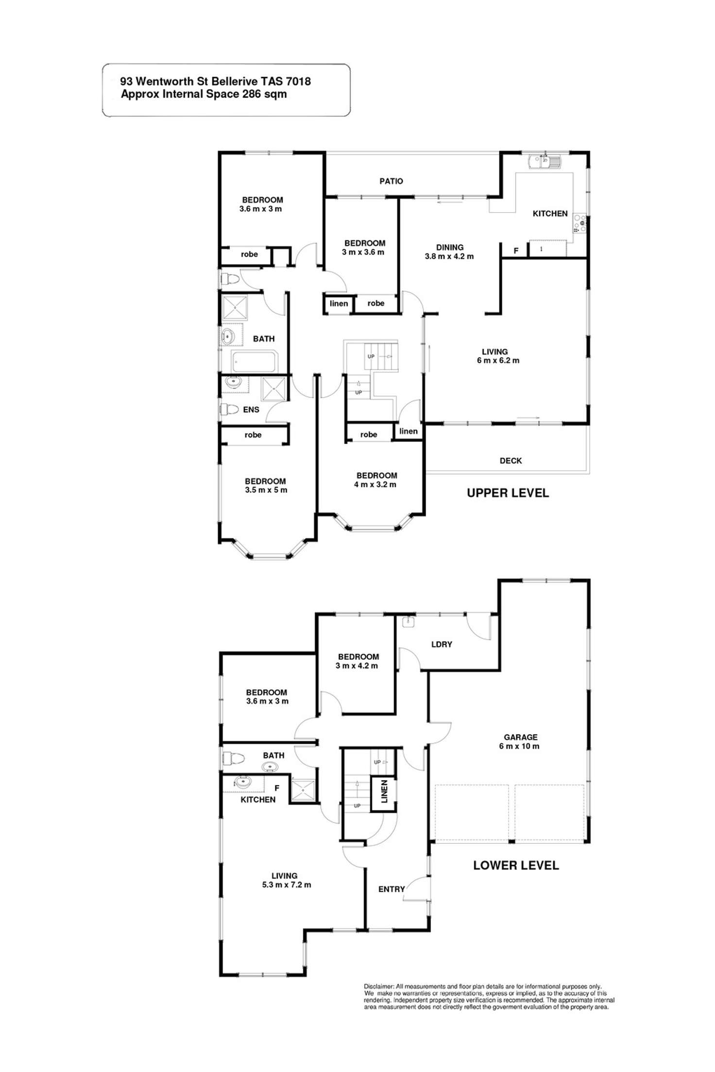 Floorplan of Homely house listing, 93 Wentworth Street, Bellerive TAS 7018