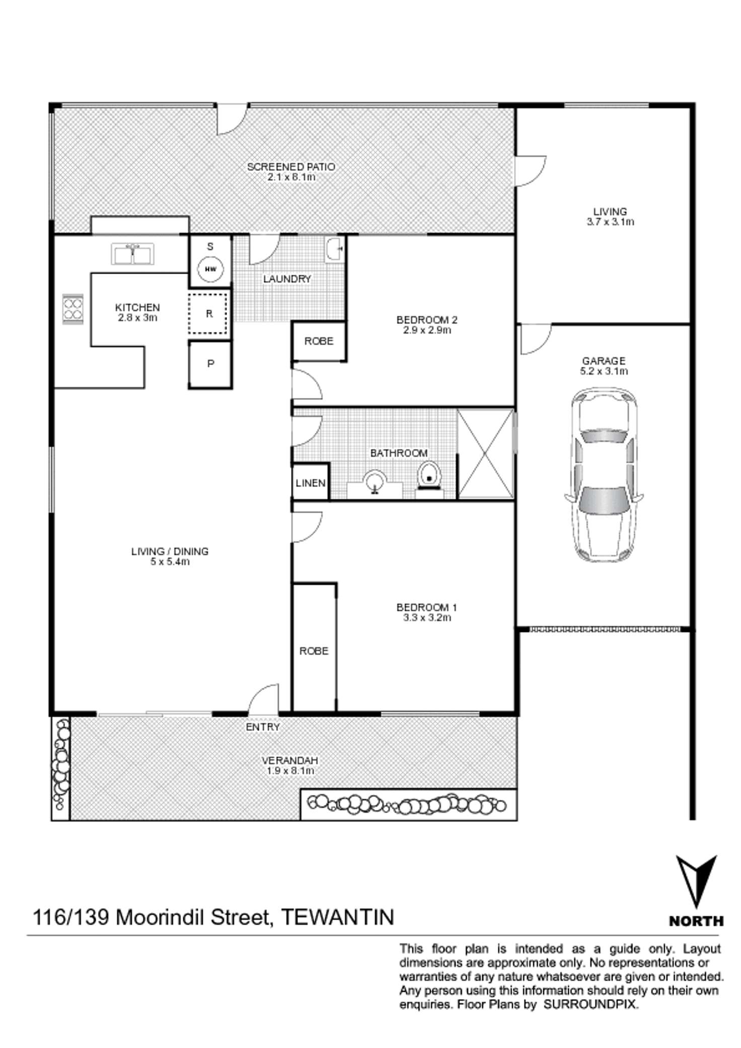 Floorplan of Homely unit listing, 116/139 Moorindil Street, Tewantin QLD 4565