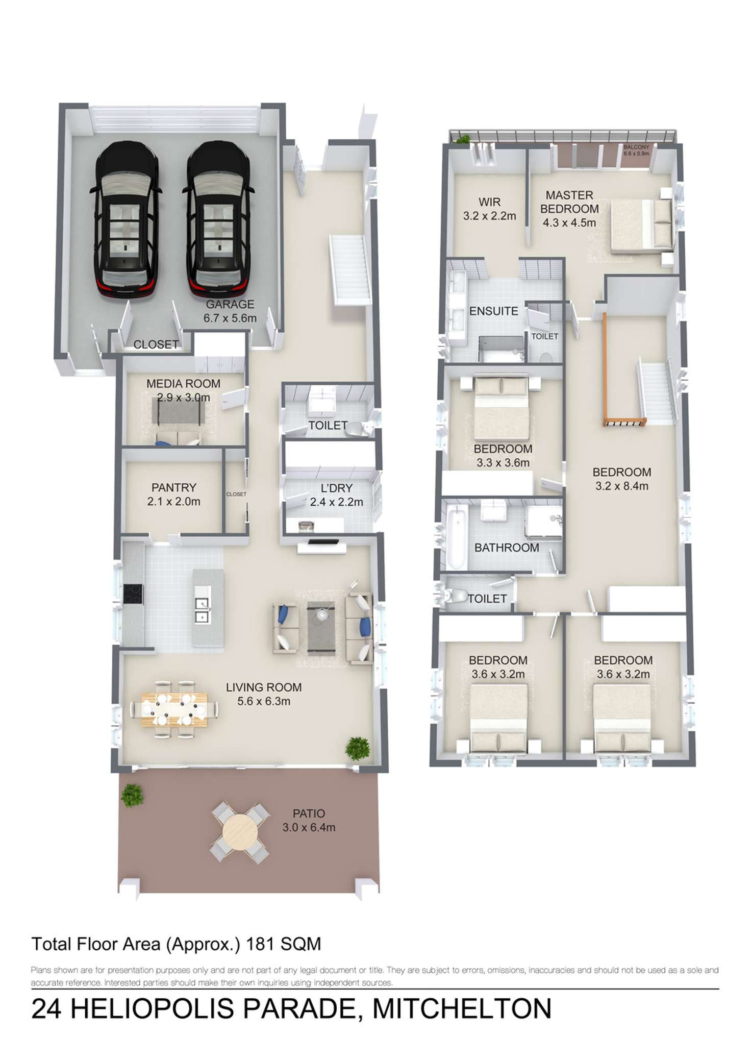 Floorplan of Homely house listing, 24 Heliopolis Parade, Mitchelton QLD 4053