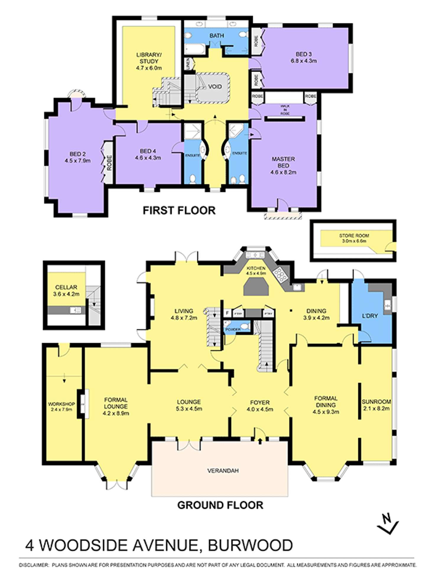 Floorplan of Homely house listing, 4 Woodside Avenue, Burwood NSW 2134
