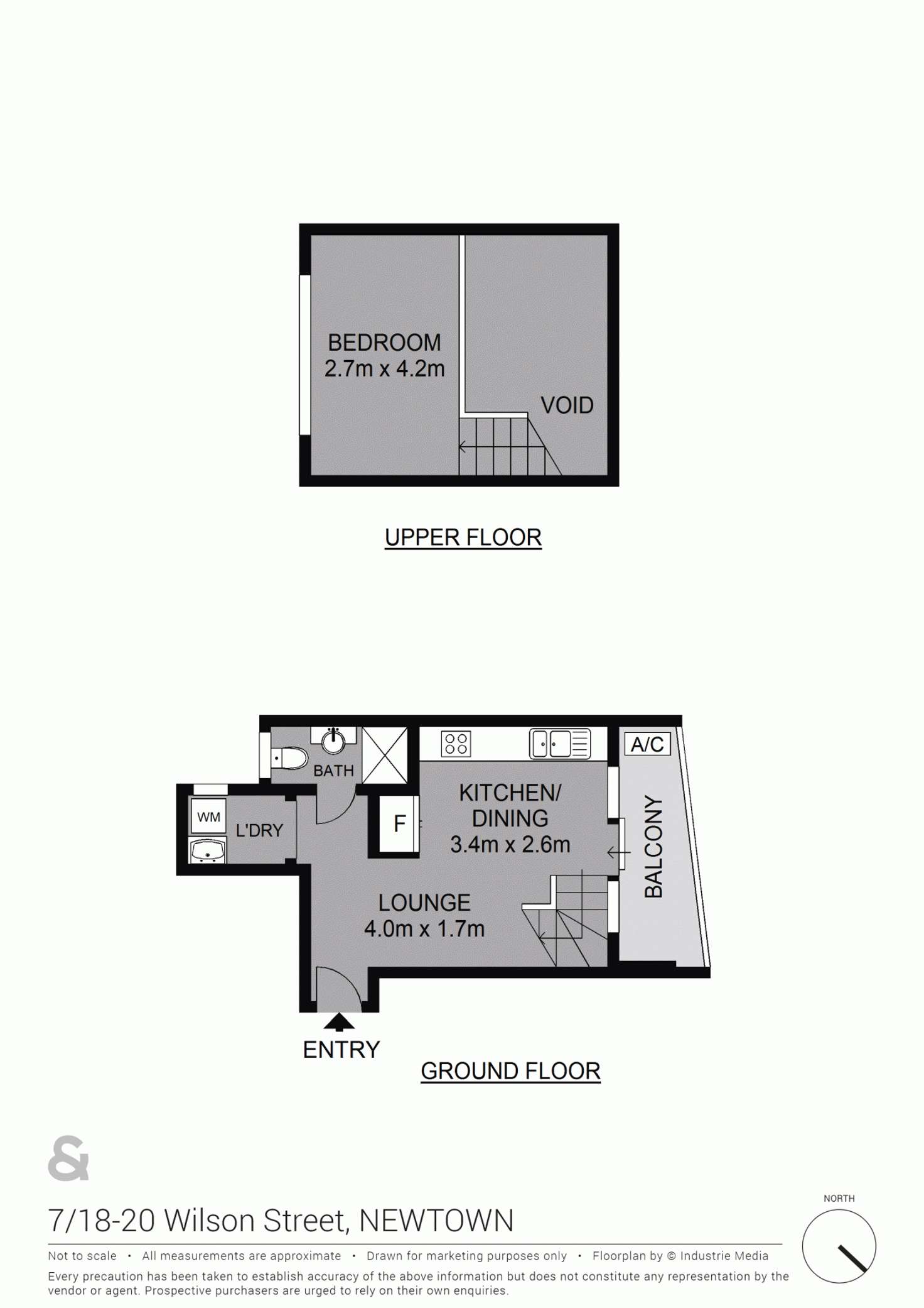 Floorplan of Homely apartment listing, 7/18-20 Wilson Street, Newtown NSW 2042
