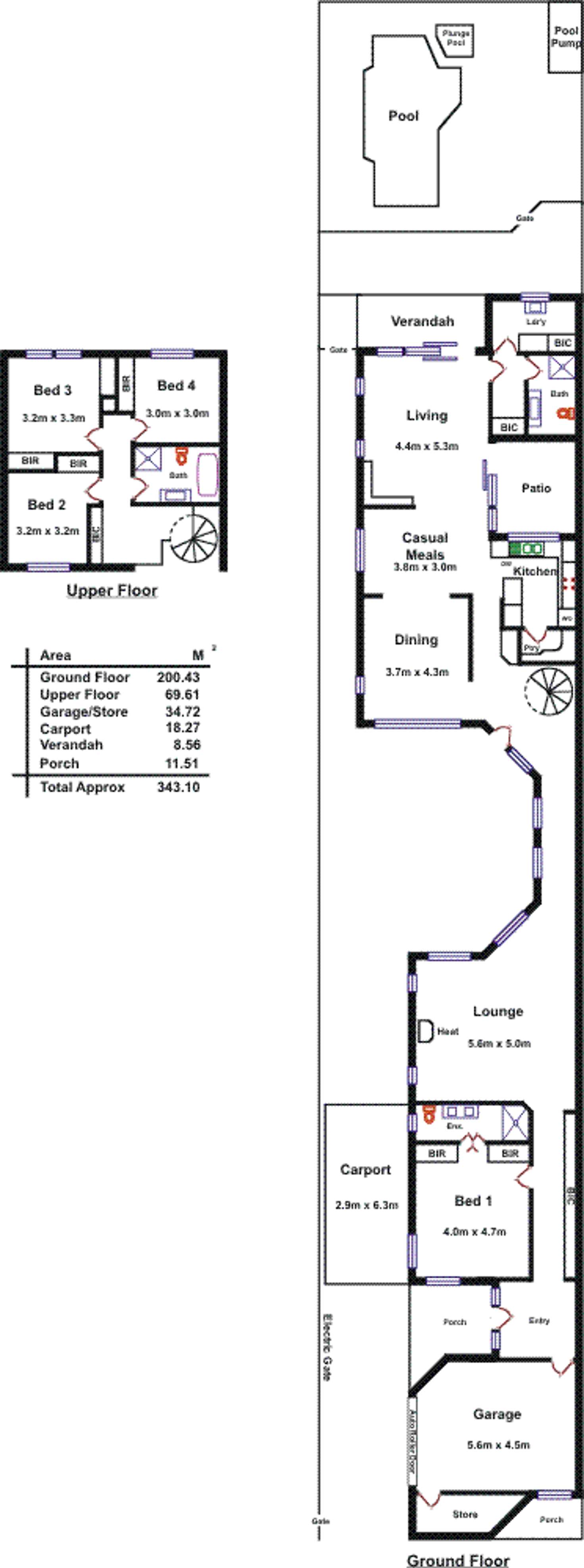 Floorplan of Homely house listing, 2c Stafford Grove, Heathpool SA 5068