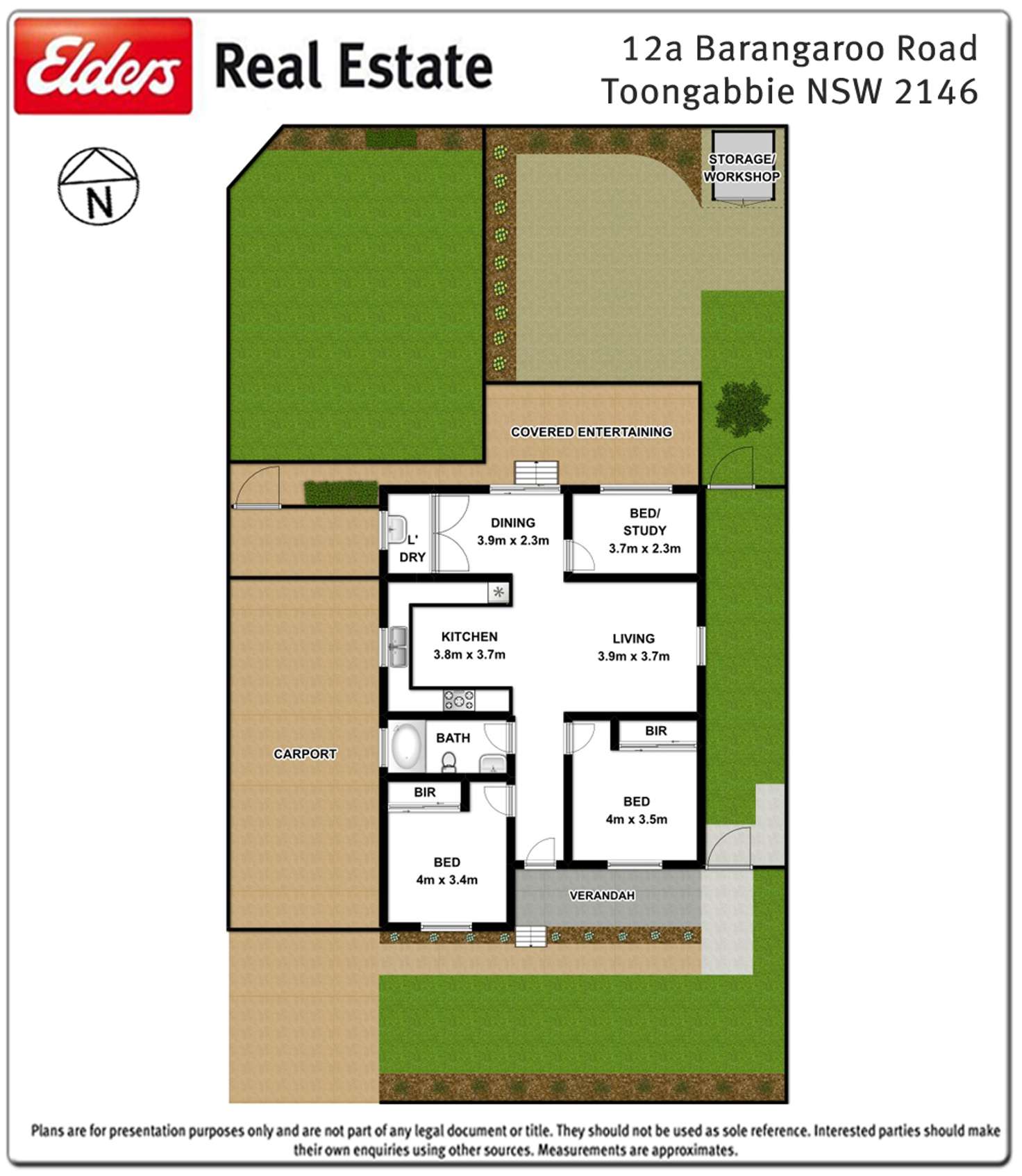 Floorplan of Homely house listing, 12a Barangaroo Road, Toongabbie NSW 2146