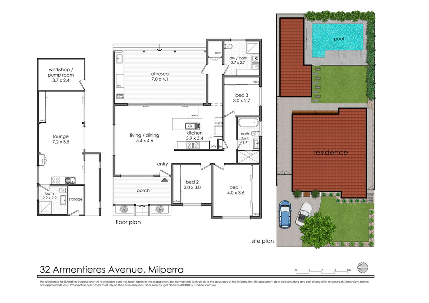Floorplan of Homely house listing, 32 Armentieres Avenue, Milperra NSW 2214