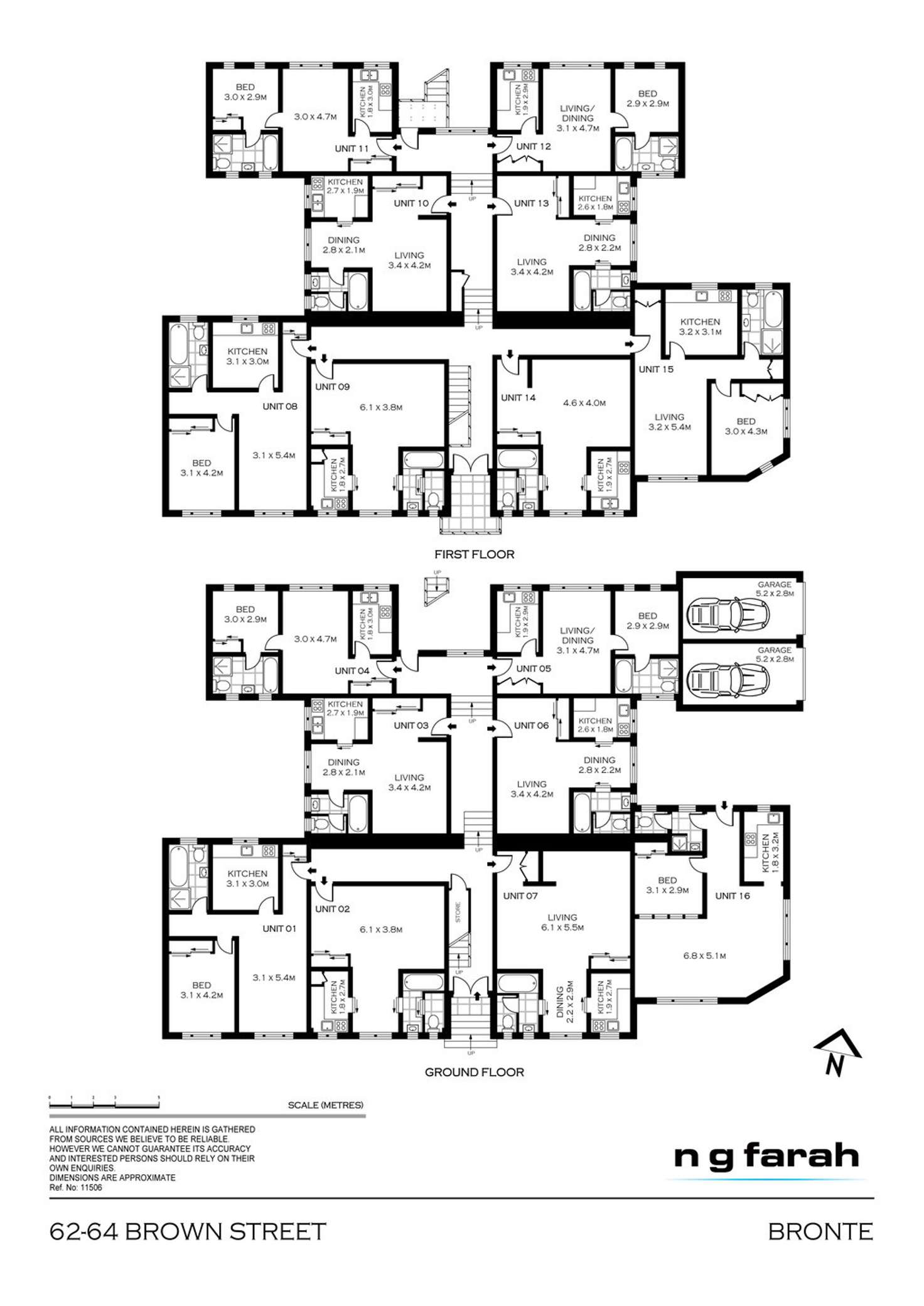 Floorplan of Homely blockOfUnits listing, 62-64 Brown Street, Bronte NSW 2024