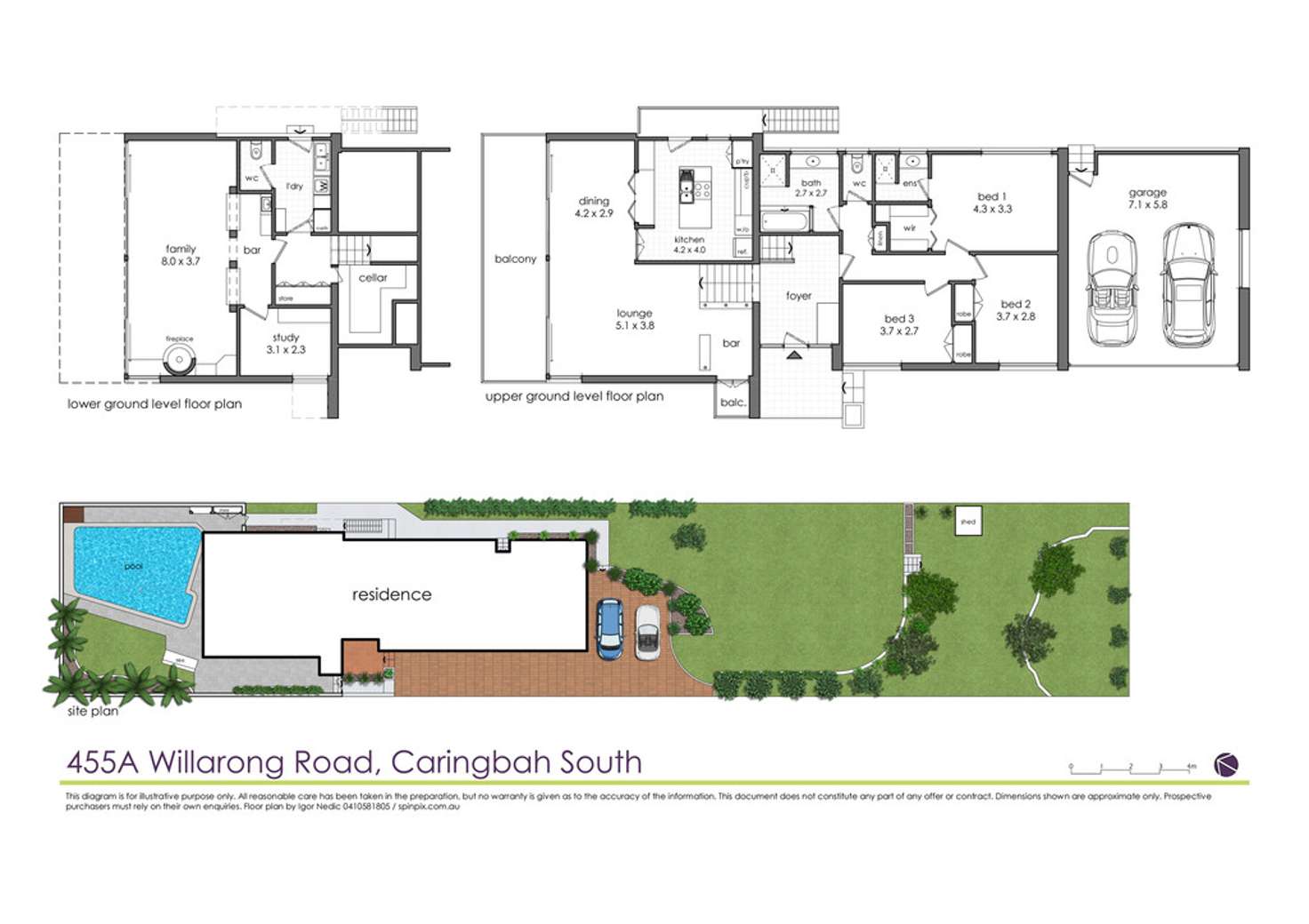 Floorplan of Homely house listing, 455A Willarong Road, Caringbah South NSW 2229