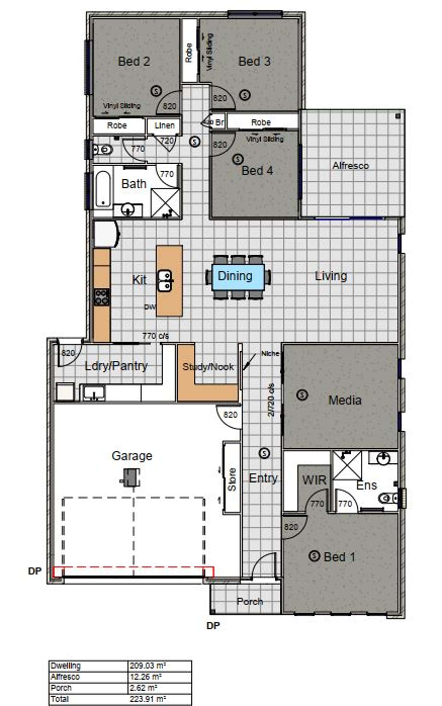 Floorplan of Homely house listing, 41 Bay Park Road, Wondunna QLD 4655