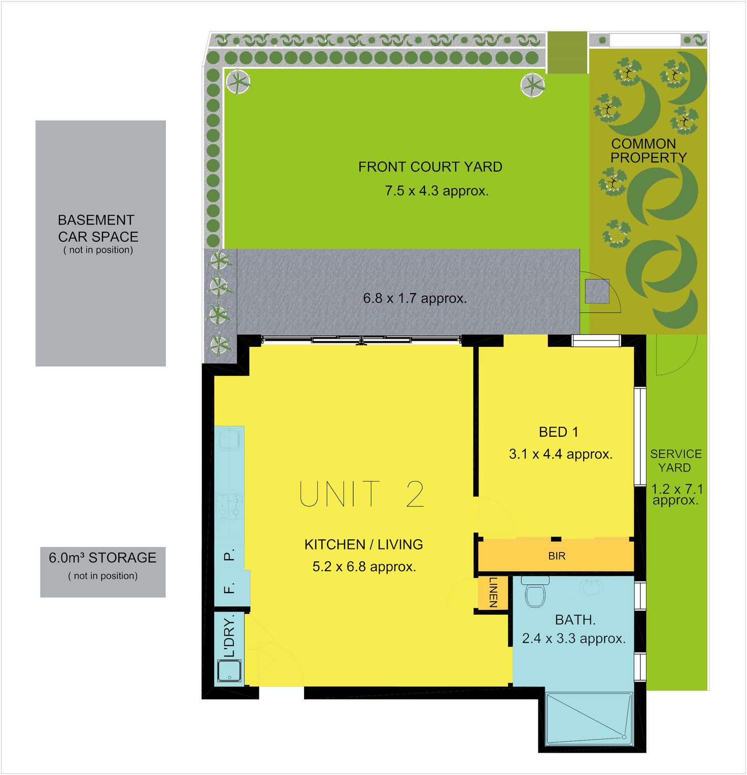 Floorplan of Homely apartment listing, 2/138 Darebin Road, Northcote VIC 3070