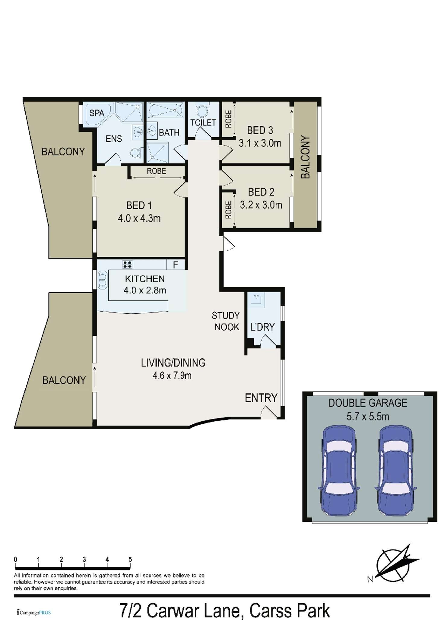 Floorplan of Homely apartment listing, 7/2 Carwar Lane, Carss Park NSW 2221