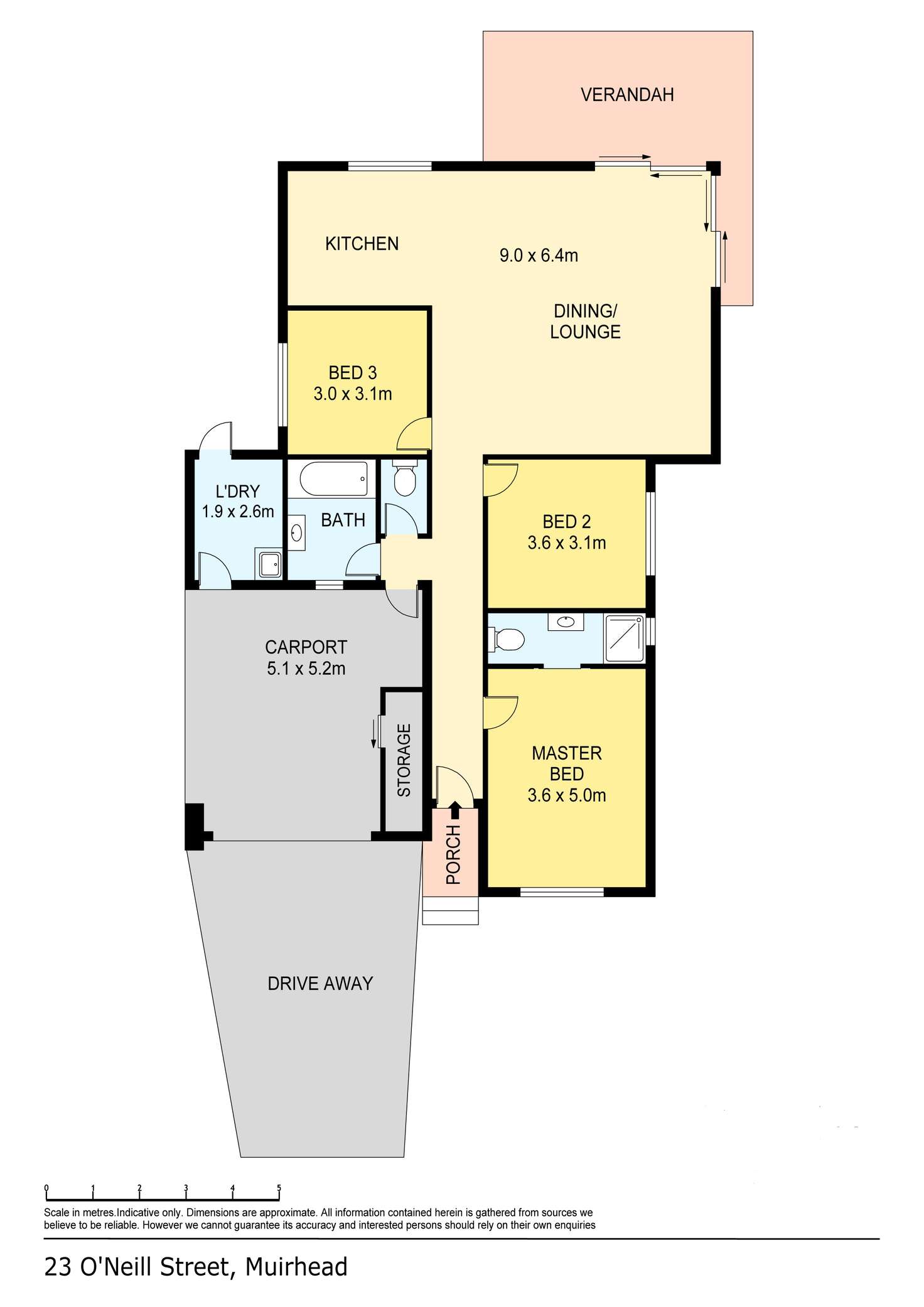 Floorplan of Homely house listing, 23 O'Neill Street, Muirhead NT 810