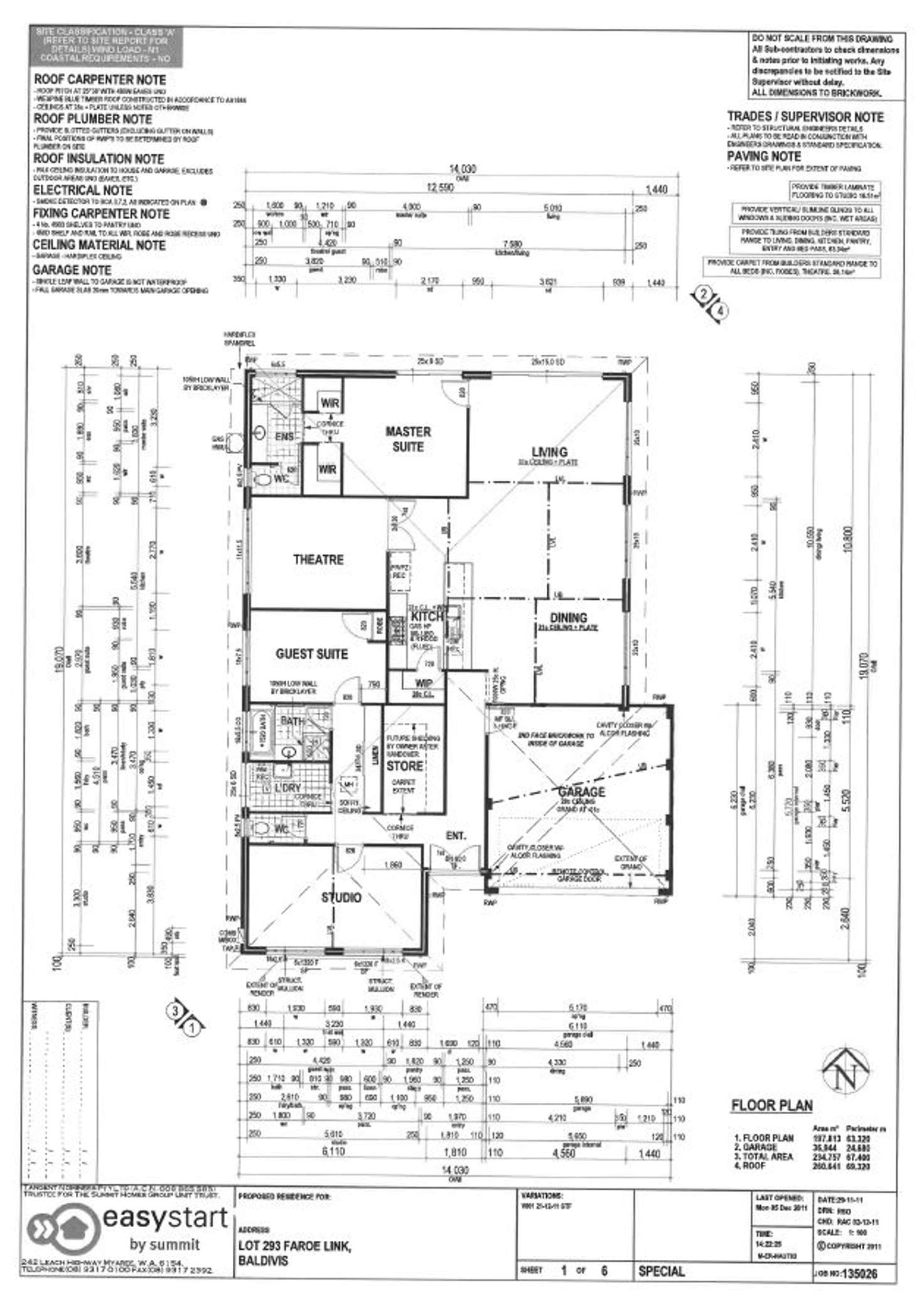 Floorplan of Homely house listing, 1 Faroe Link, Baldivis WA 6171