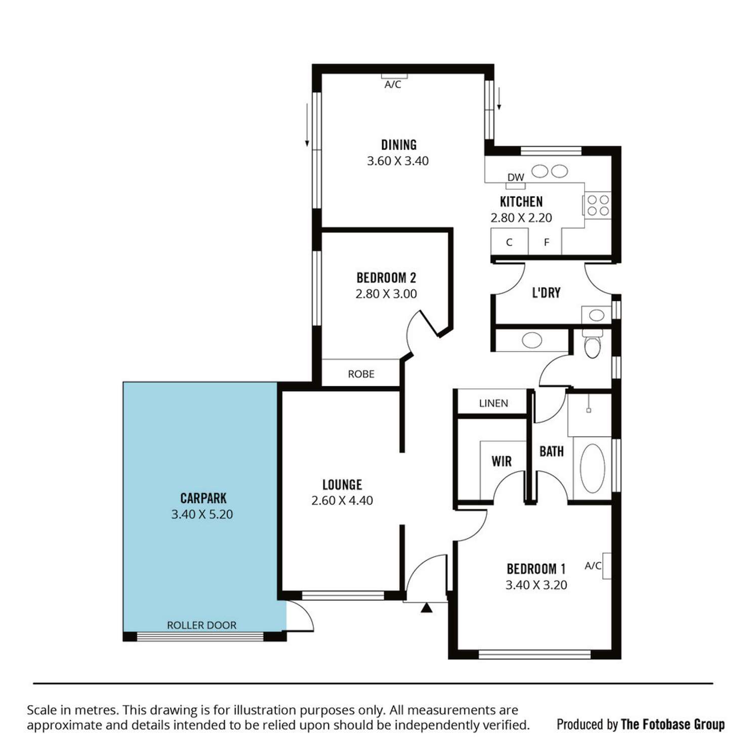 Floorplan of Homely house listing, 34 Haseldene Drive, Christie Downs SA 5164