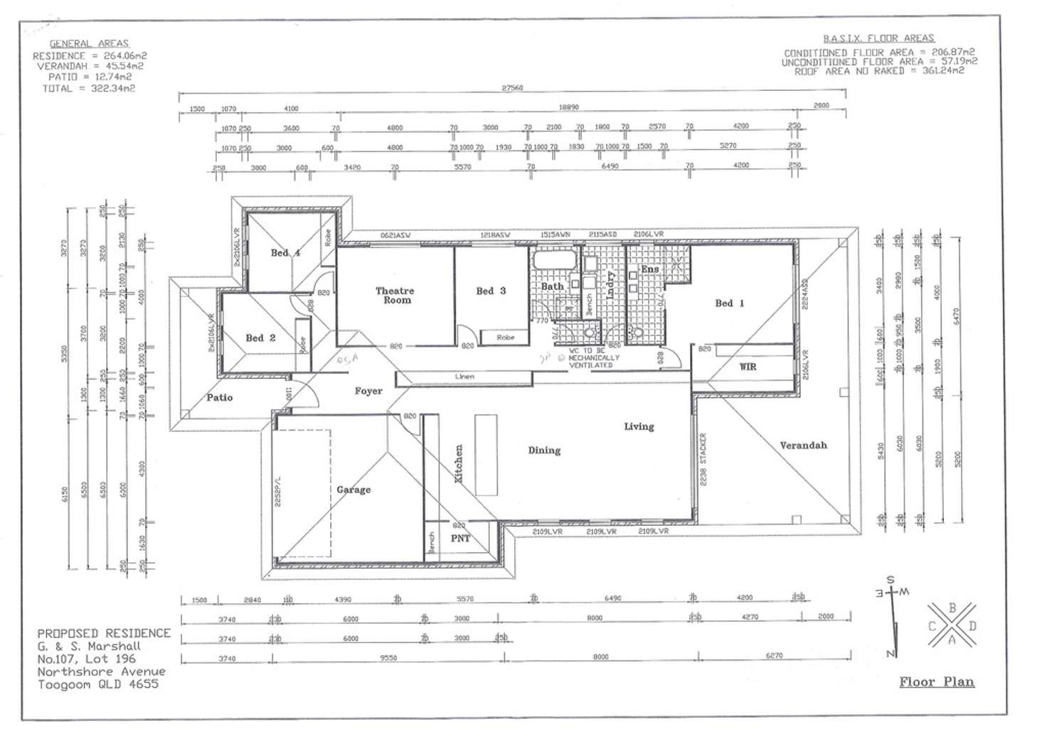 Floorplan of Homely house listing, 107 Northshore Avenue, Toogoom QLD 4655