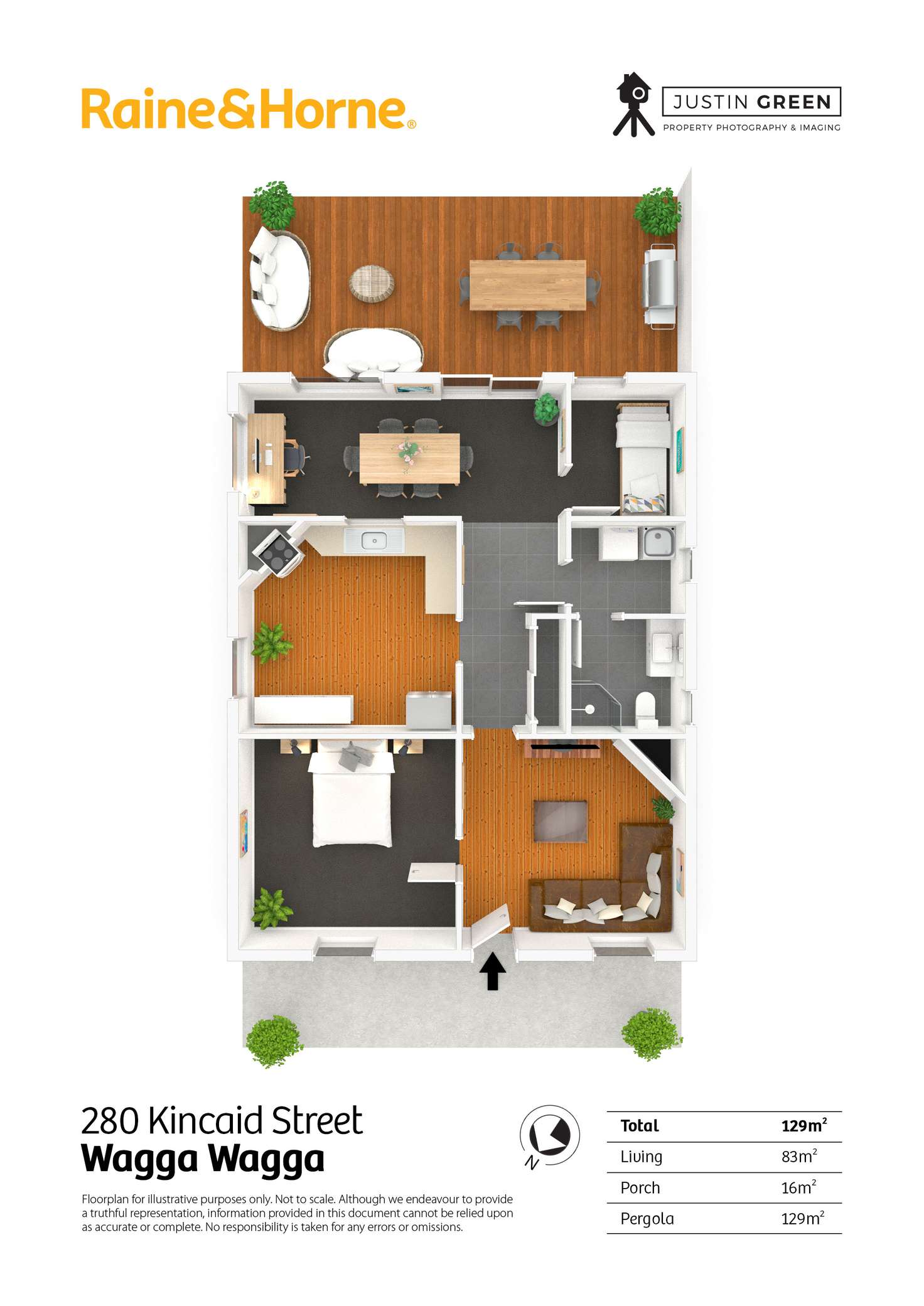 Floorplan of Homely house listing, 280 Kincaid Street, Wagga Wagga NSW 2650