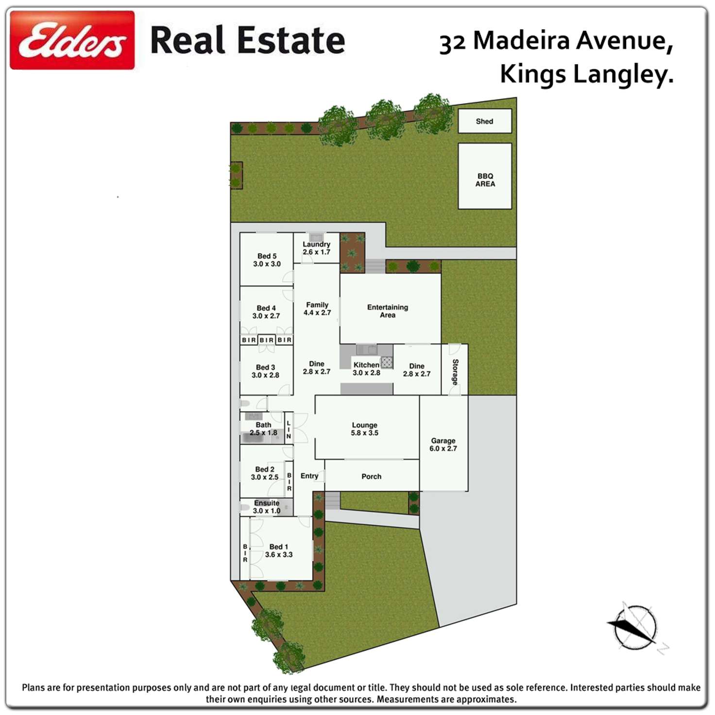 Floorplan of Homely house listing, 32 Madeira Avenue, Kings Langley NSW 2147