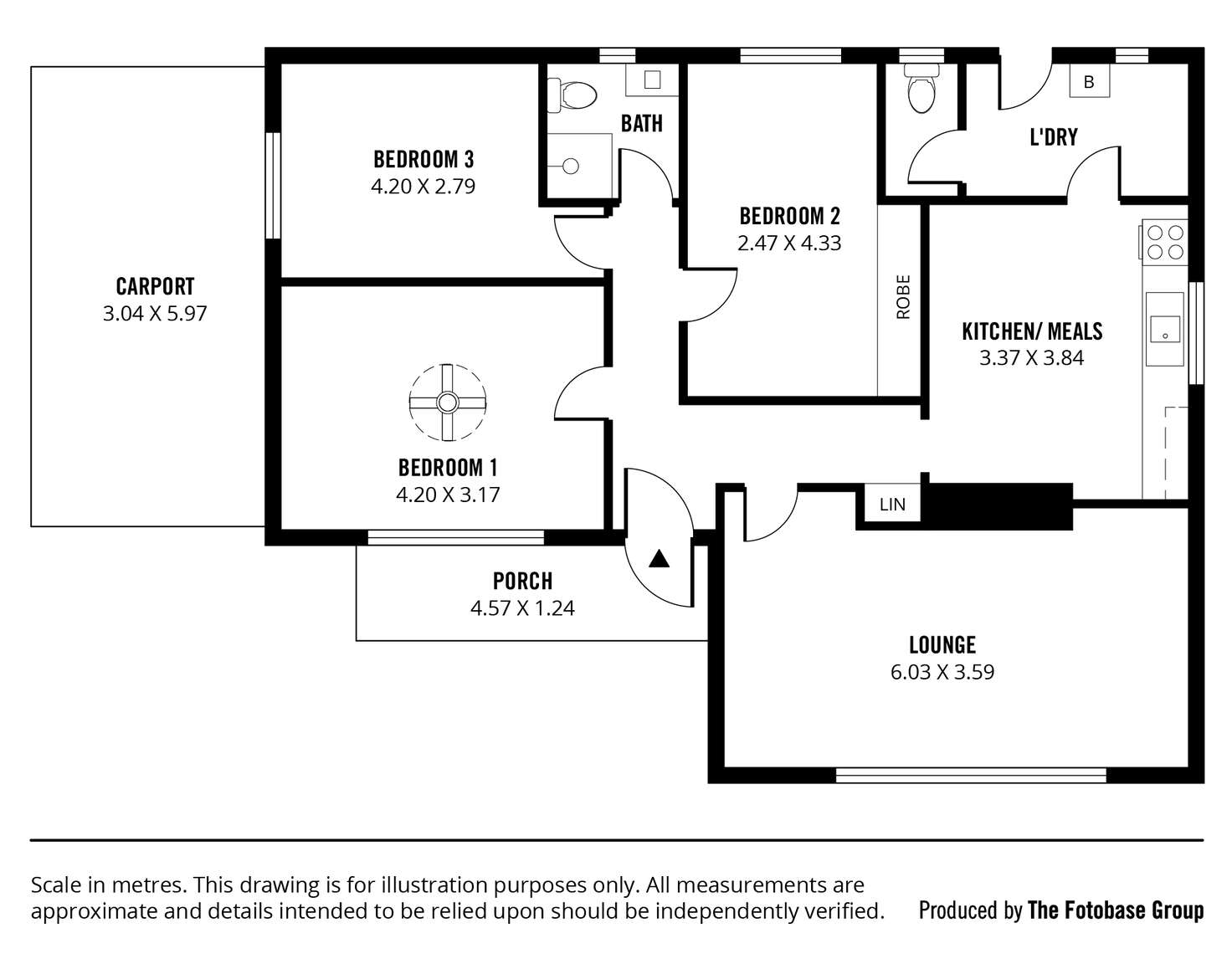 Floorplan of Homely house listing, 152 Woodford Road, Elizabeth North SA 5113