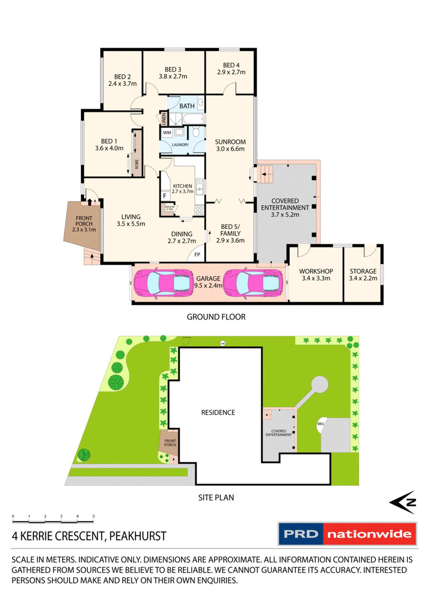 Floorplan of Homely house listing, 4 Kerrie Crescent, Peakhurst NSW 2210