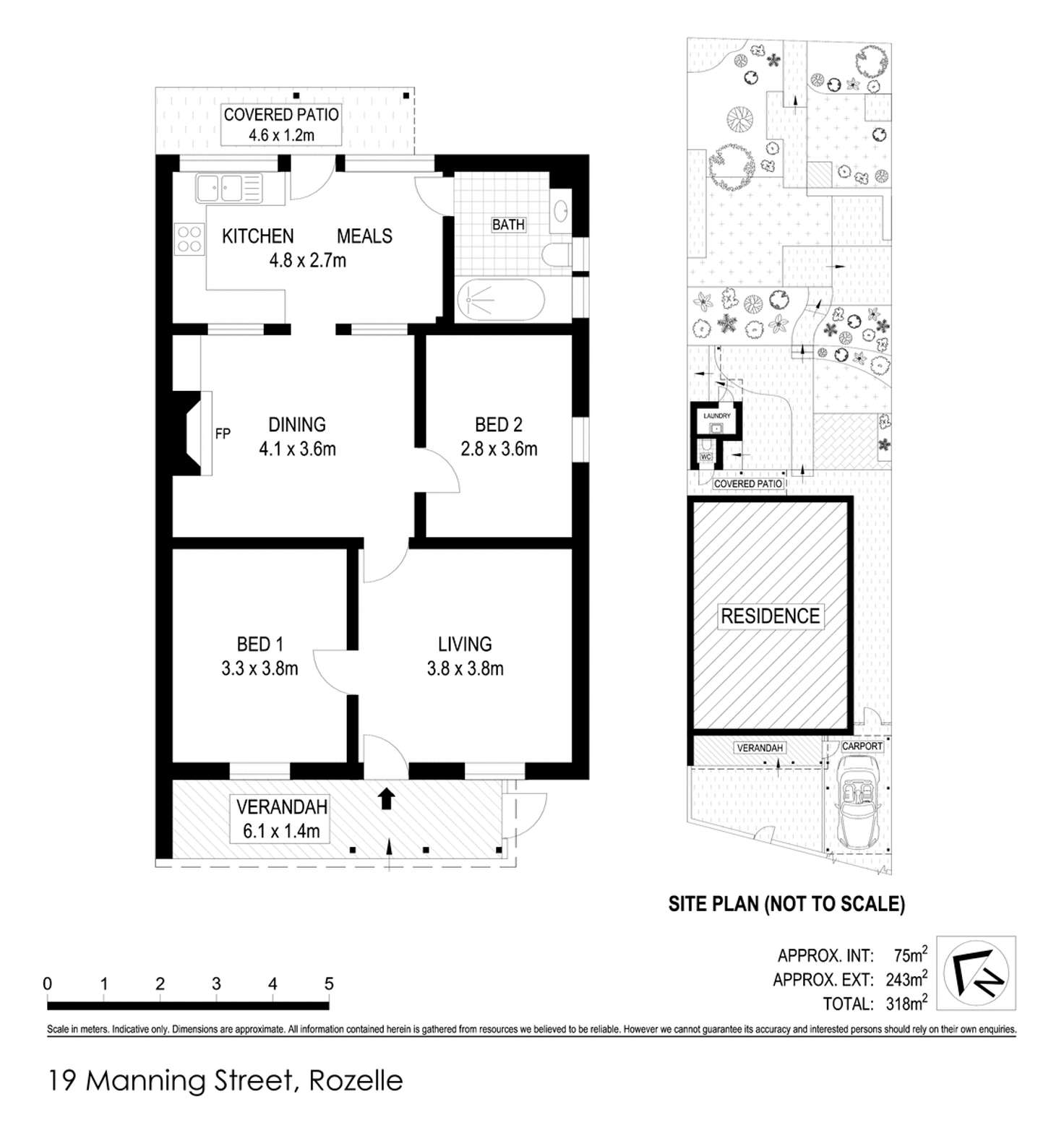 Floorplan of Homely house listing, 19 Manning Street, Rozelle NSW 2039