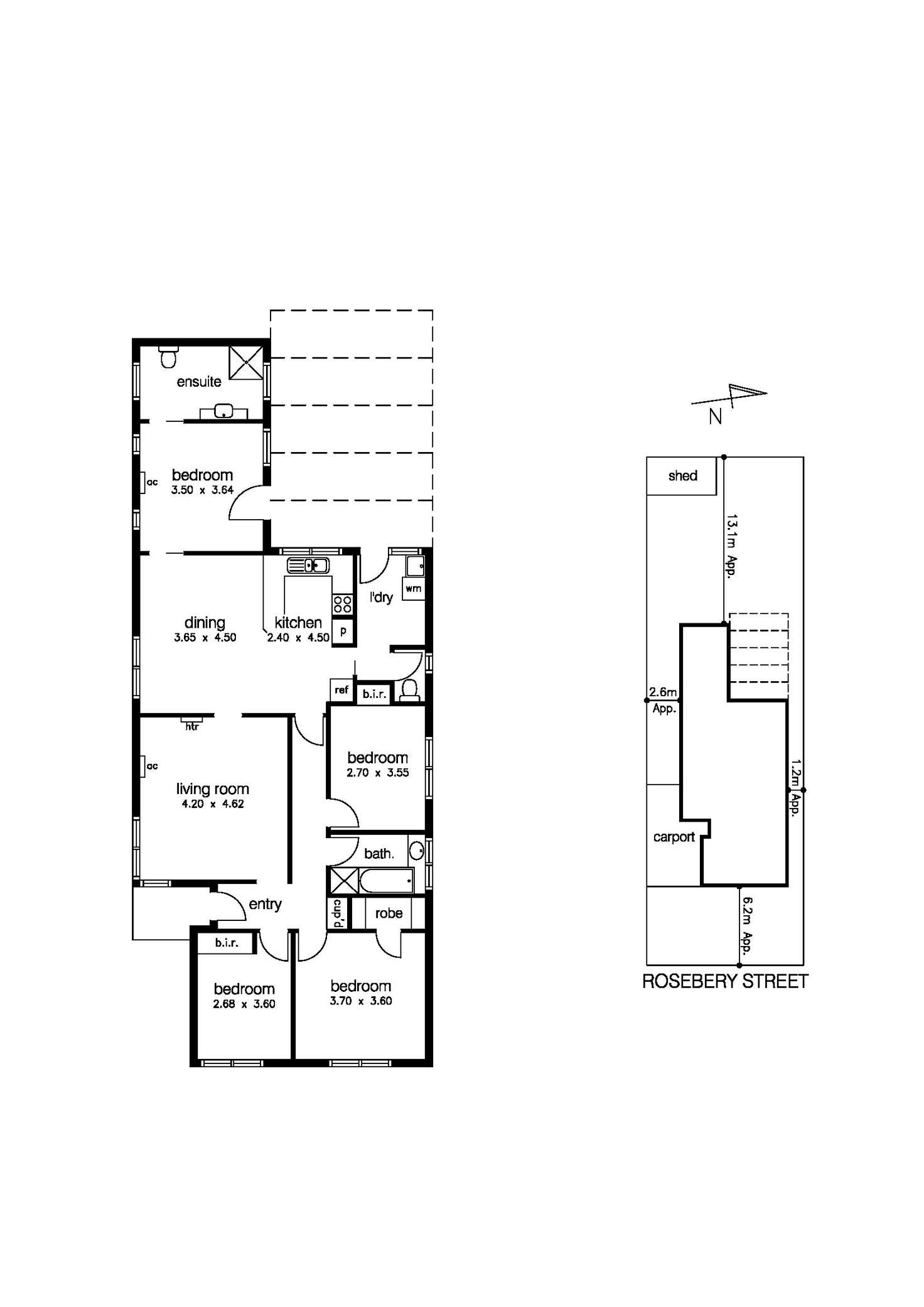 Floorplan of Homely house listing, 10 Rosebery Street, Altona Meadows VIC 3028