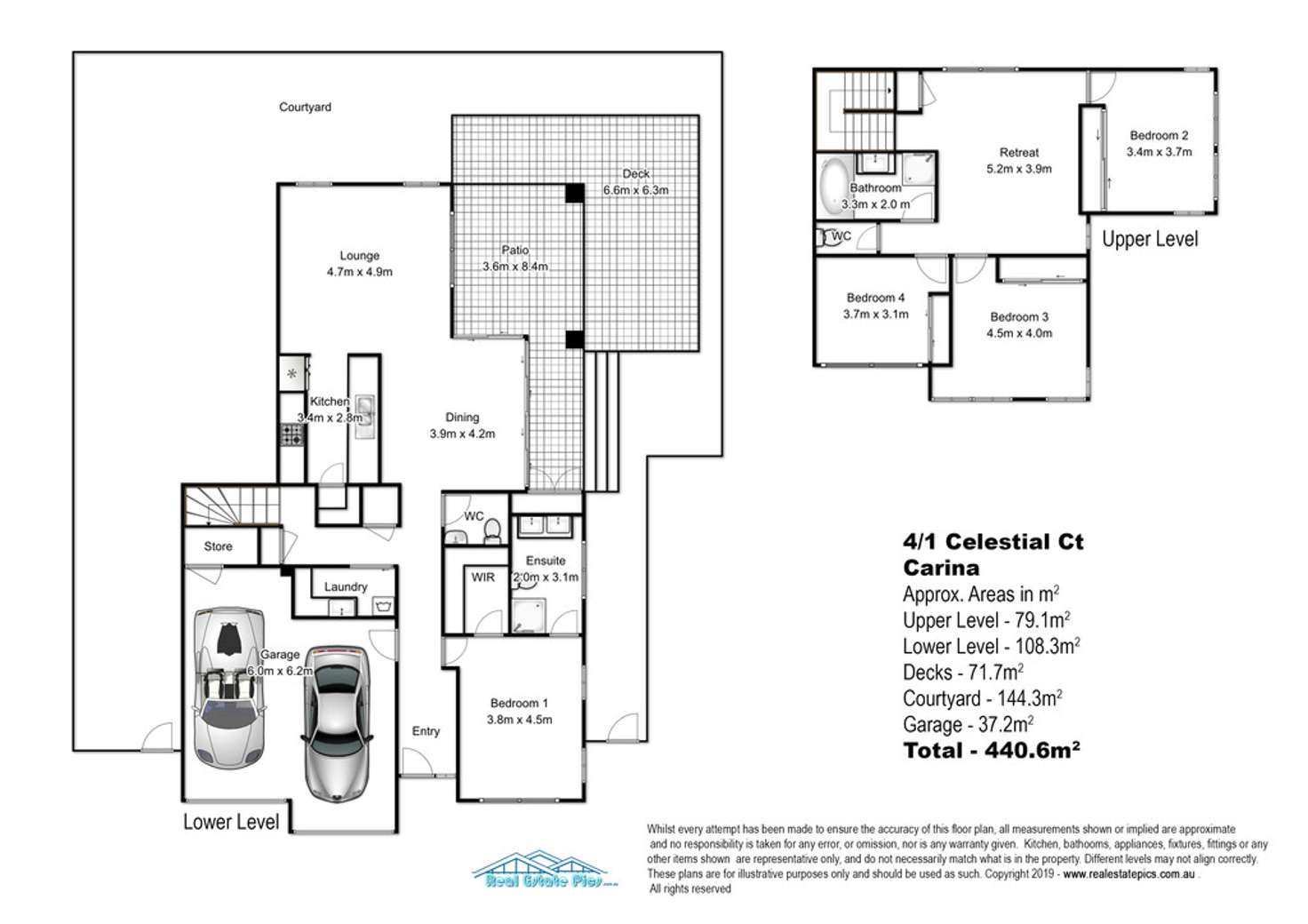 Floorplan of Homely house listing, 4/1 Celestial Court, Carina QLD 4152