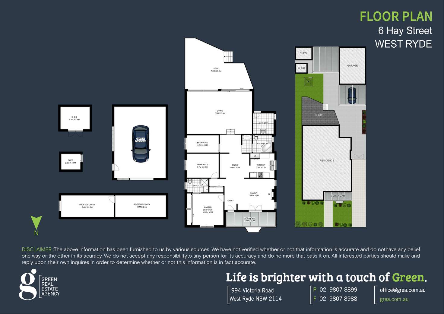 Floorplan of Homely house listing, 6 Hay Street, West Ryde NSW 2114