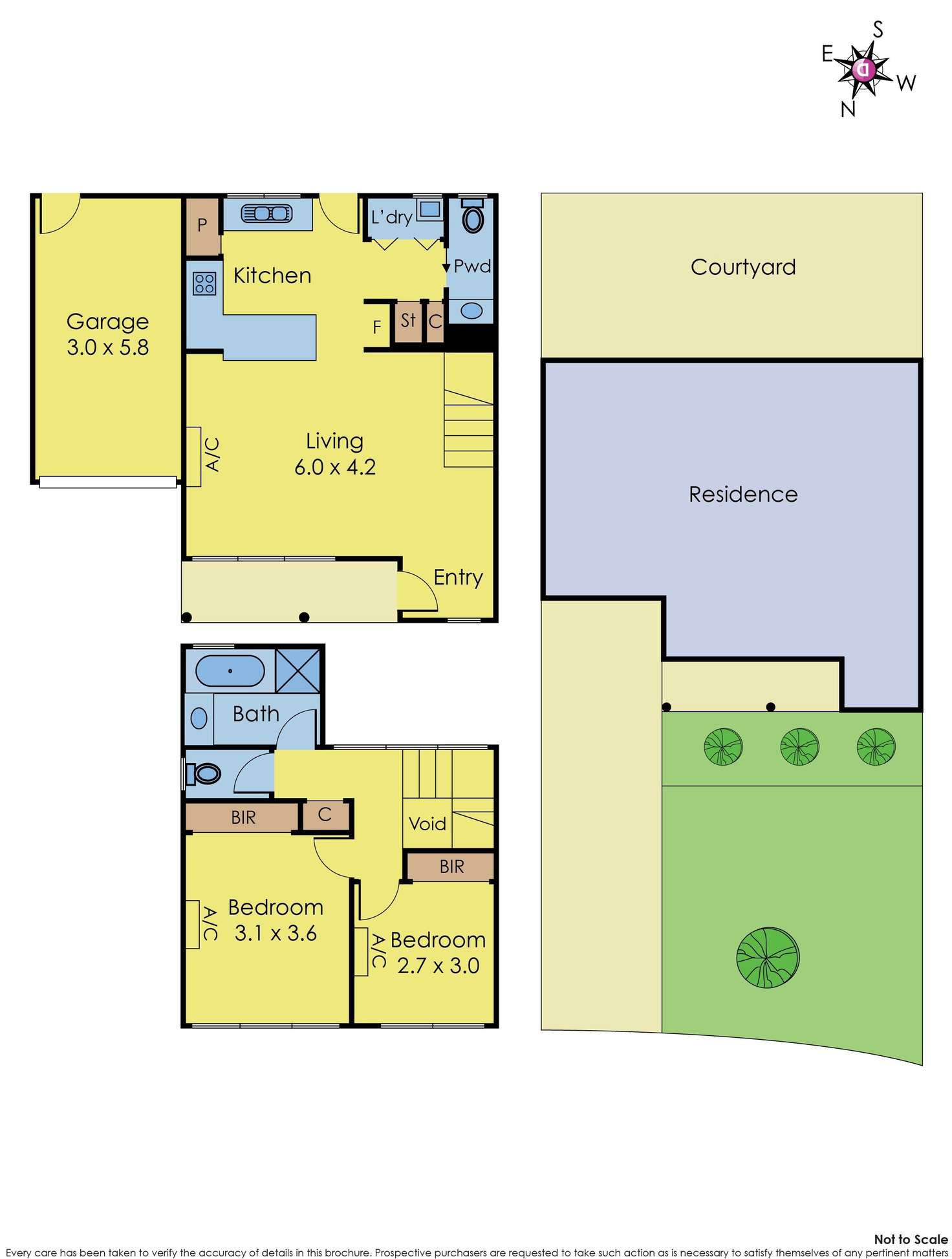 Floorplan of Homely townhouse listing, 17/2 Alkira Court, Patterson Lakes VIC 3197