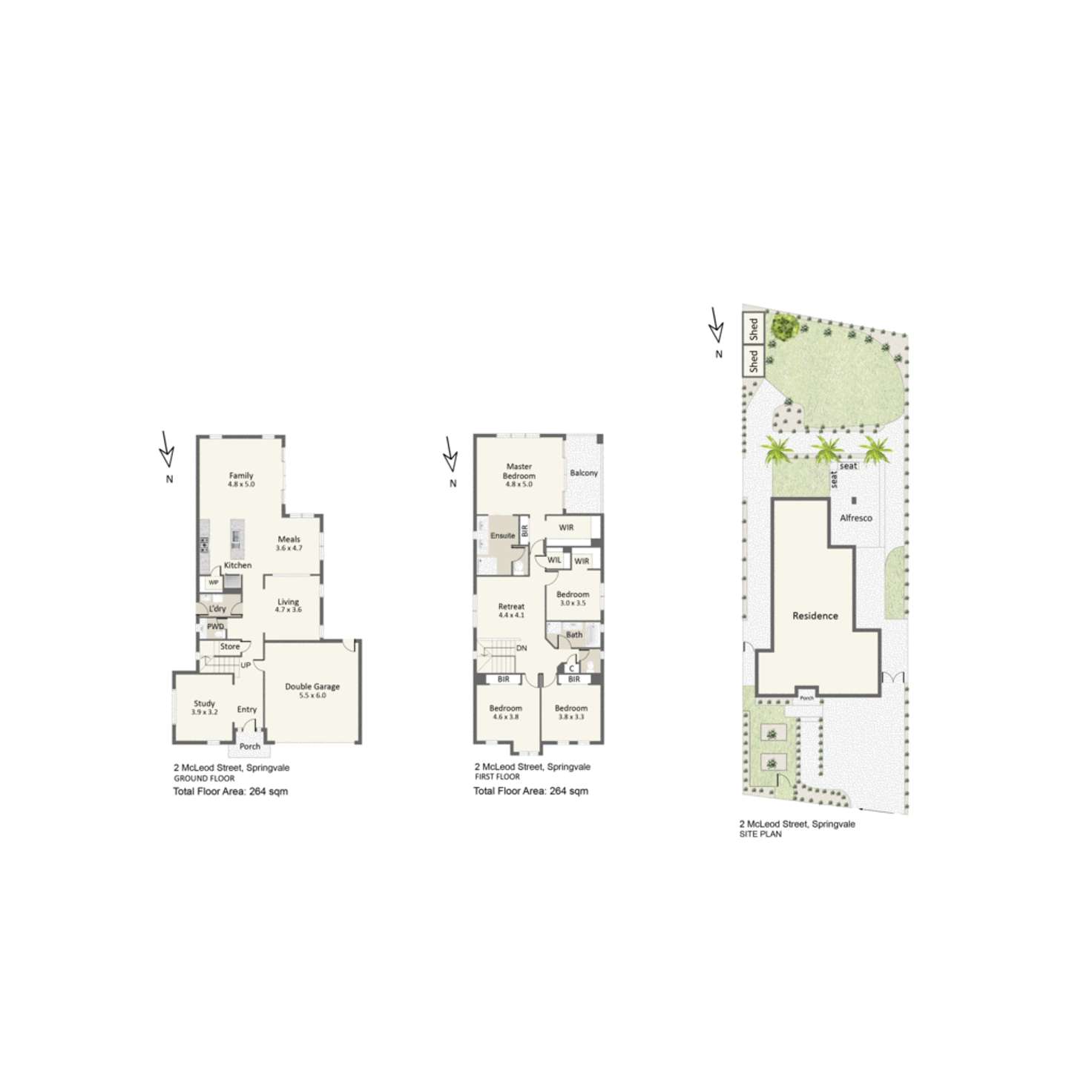 Floorplan of Homely house listing, 2 Mcleod Street, Springvale VIC 3171