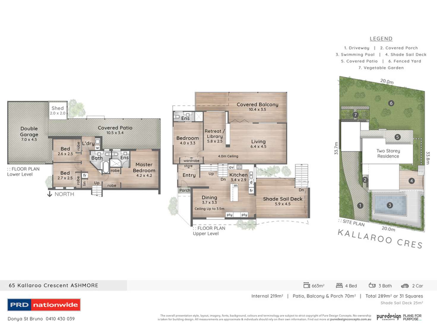 Floorplan of Homely house listing, 65 Kallaroo Crescent, Ashmore QLD 4214