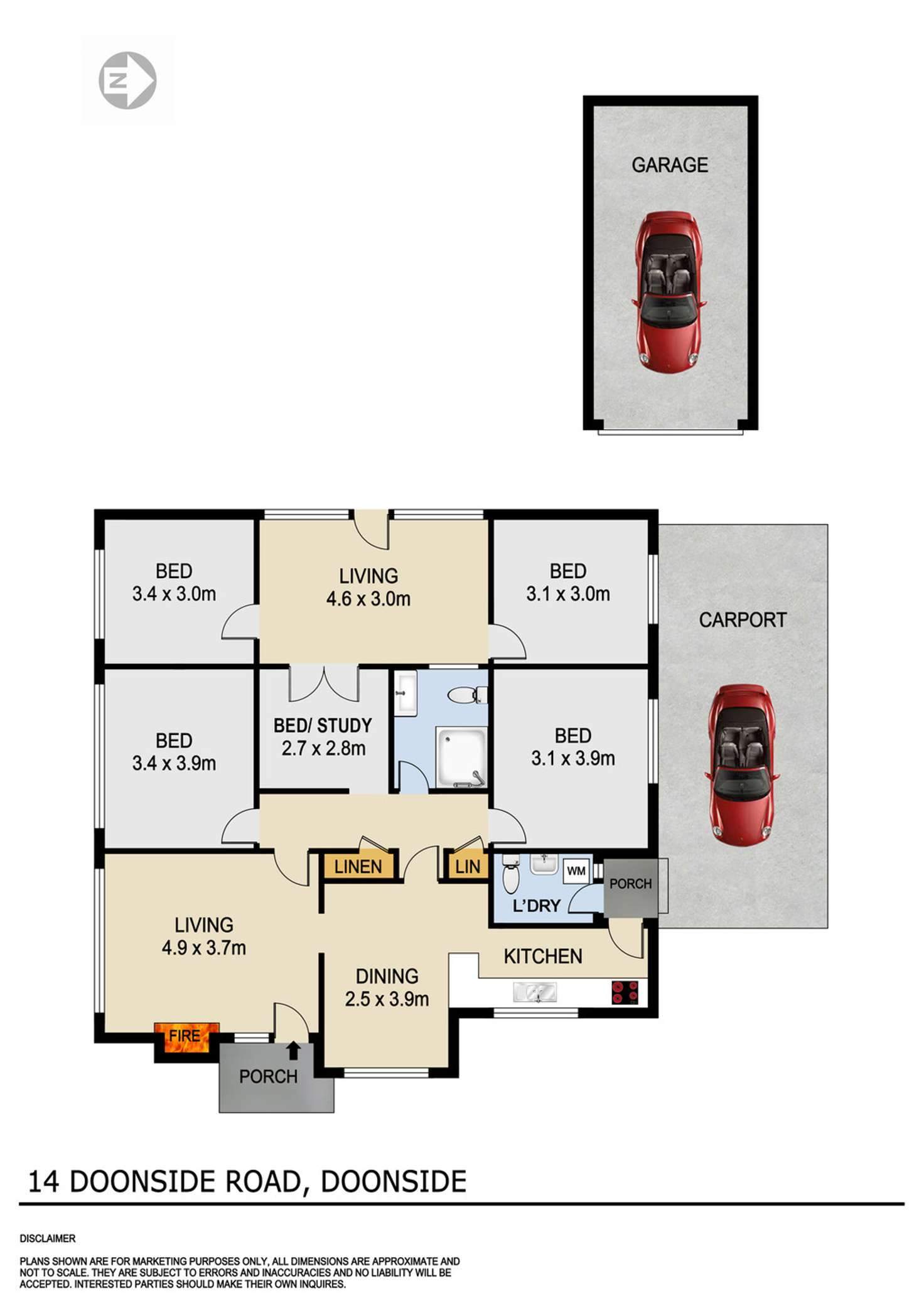 Floorplan of Homely house listing, 14 Doonside Road, Doonside NSW 2767