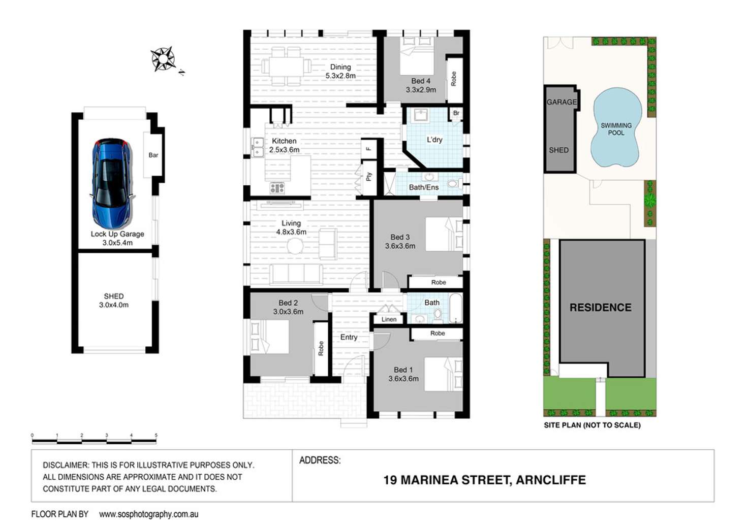 Floorplan of Homely house listing, 19 Marinea Street, Arncliffe NSW 2205