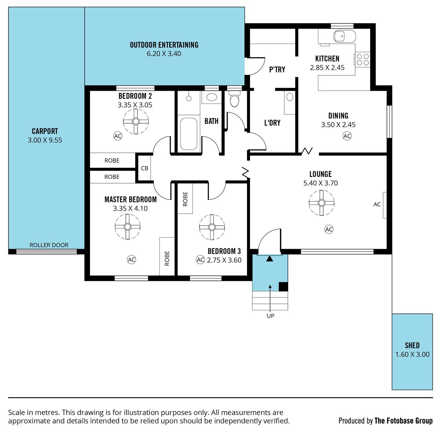 Floorplan of Homely house listing, 6 Dominic Crescent, Morphett Vale SA 5162