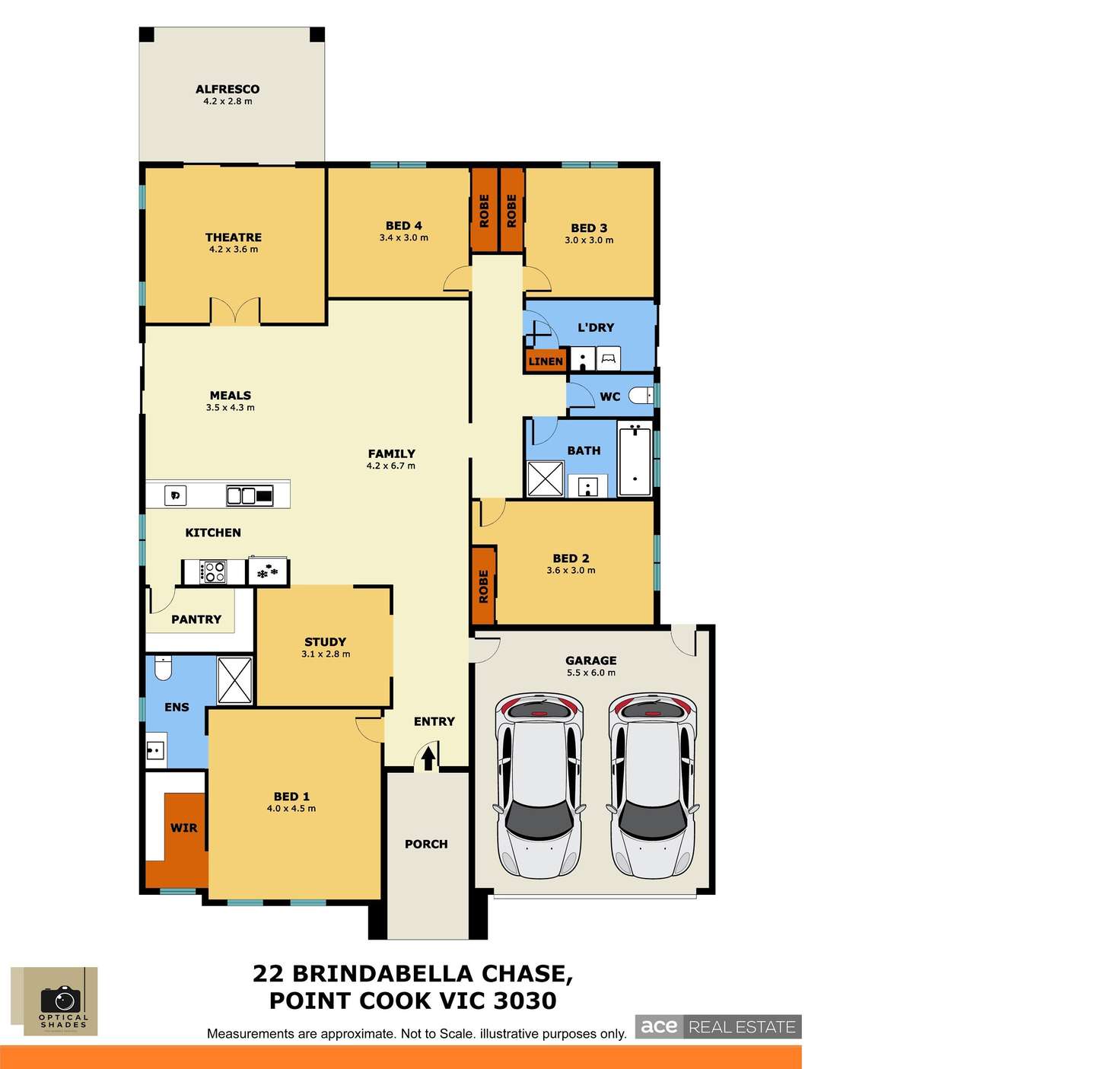 Floorplan of Homely house listing, 22 Brindabella Chase, Sanctuary Lakes VIC 3030