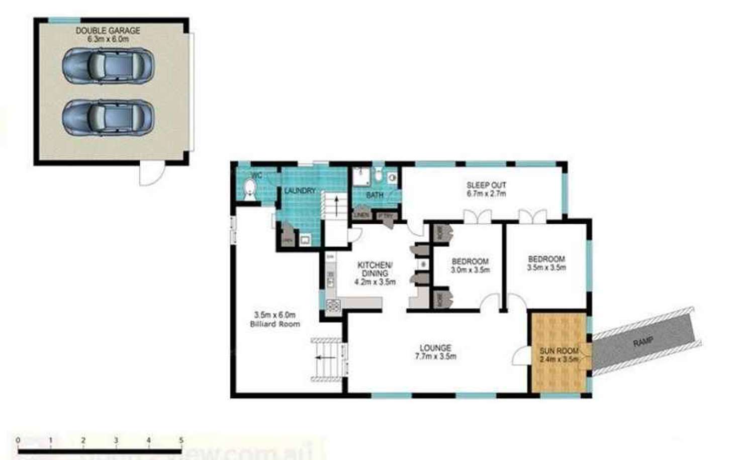 Floorplan of Homely house listing, 13 Eileen Street, Booval QLD 4304