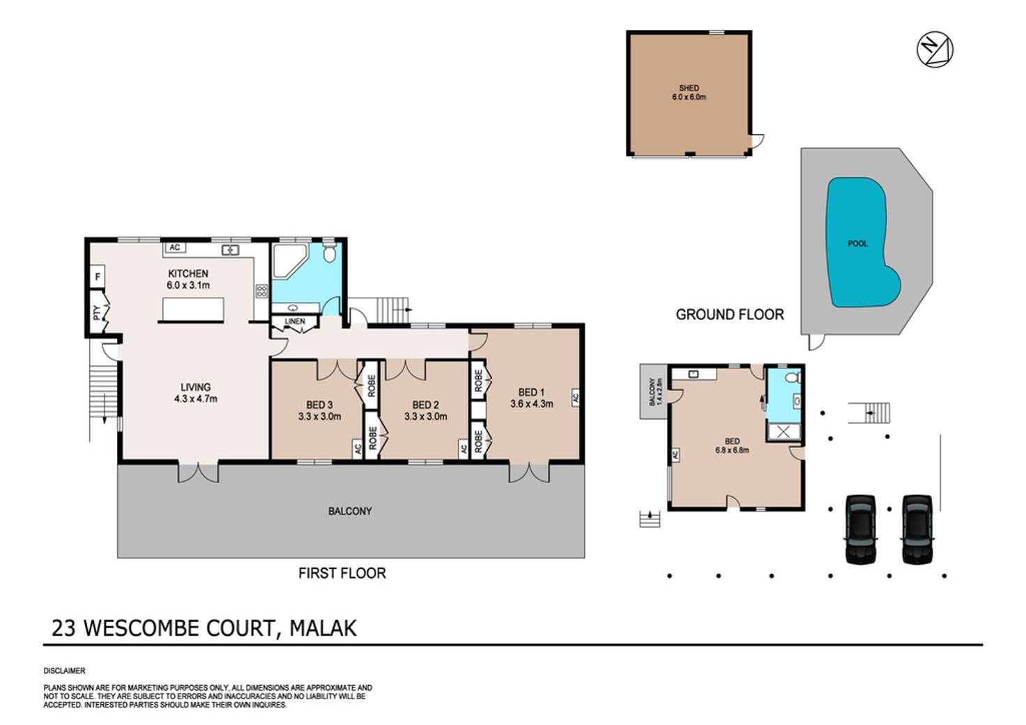 Floorplan of Homely house listing, 23 Wescombe Court, Malak NT 812