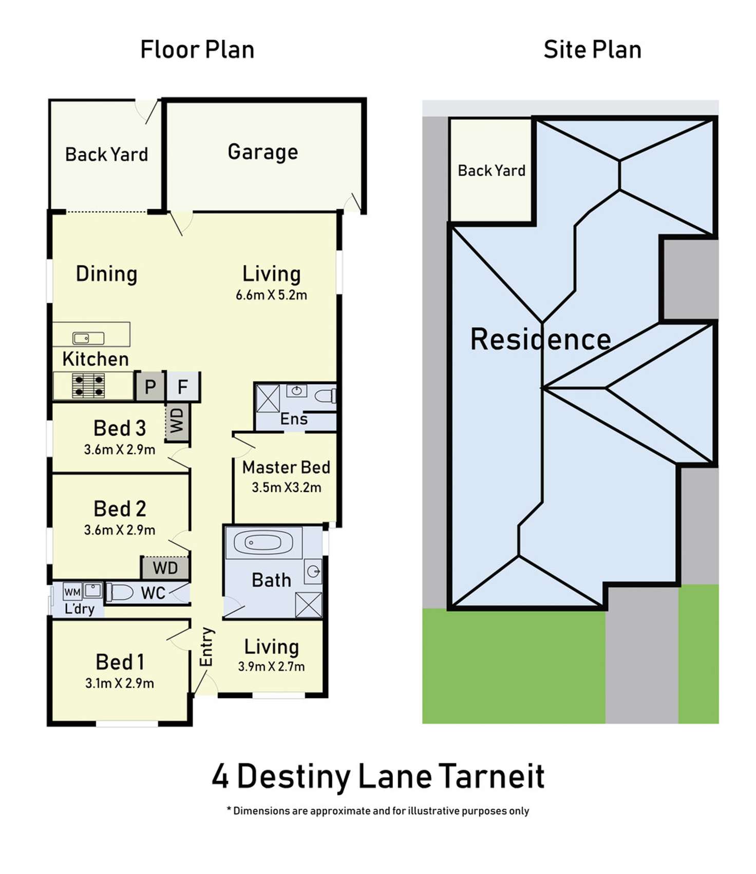 Floorplan of Homely house listing, 4 Destiny Lane, Tarneit VIC 3029