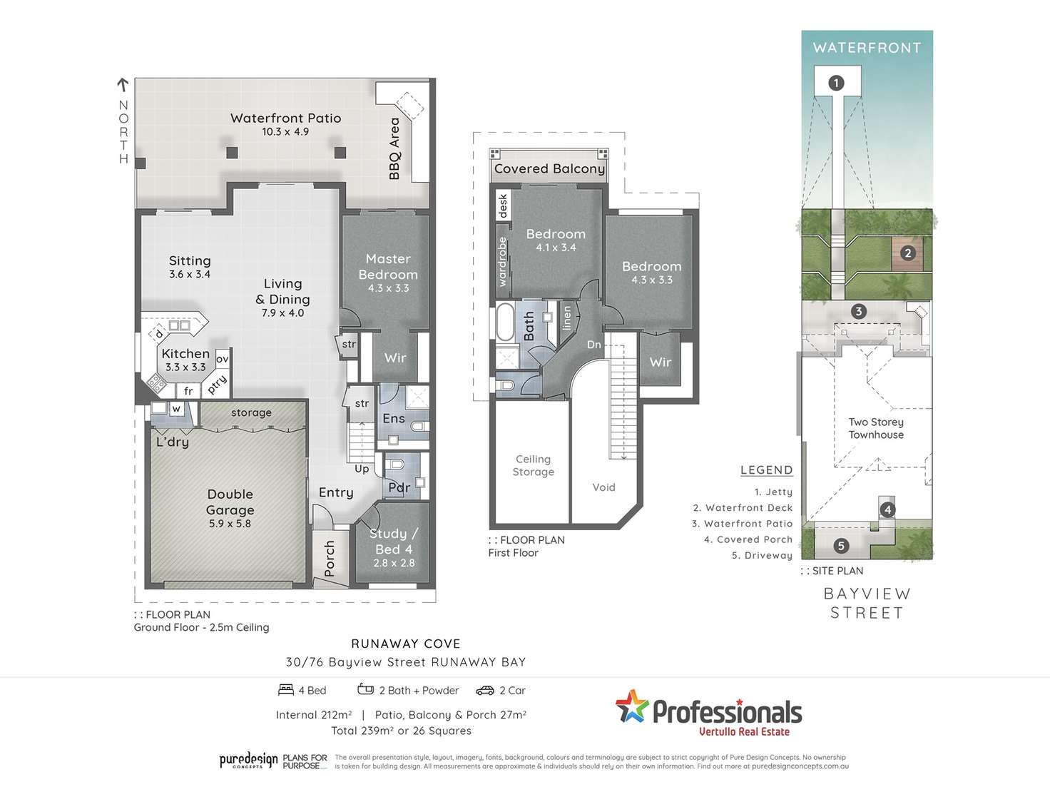 Floorplan of Homely townhouse listing, 30/76 Bayview Street, Runaway Bay QLD 4216