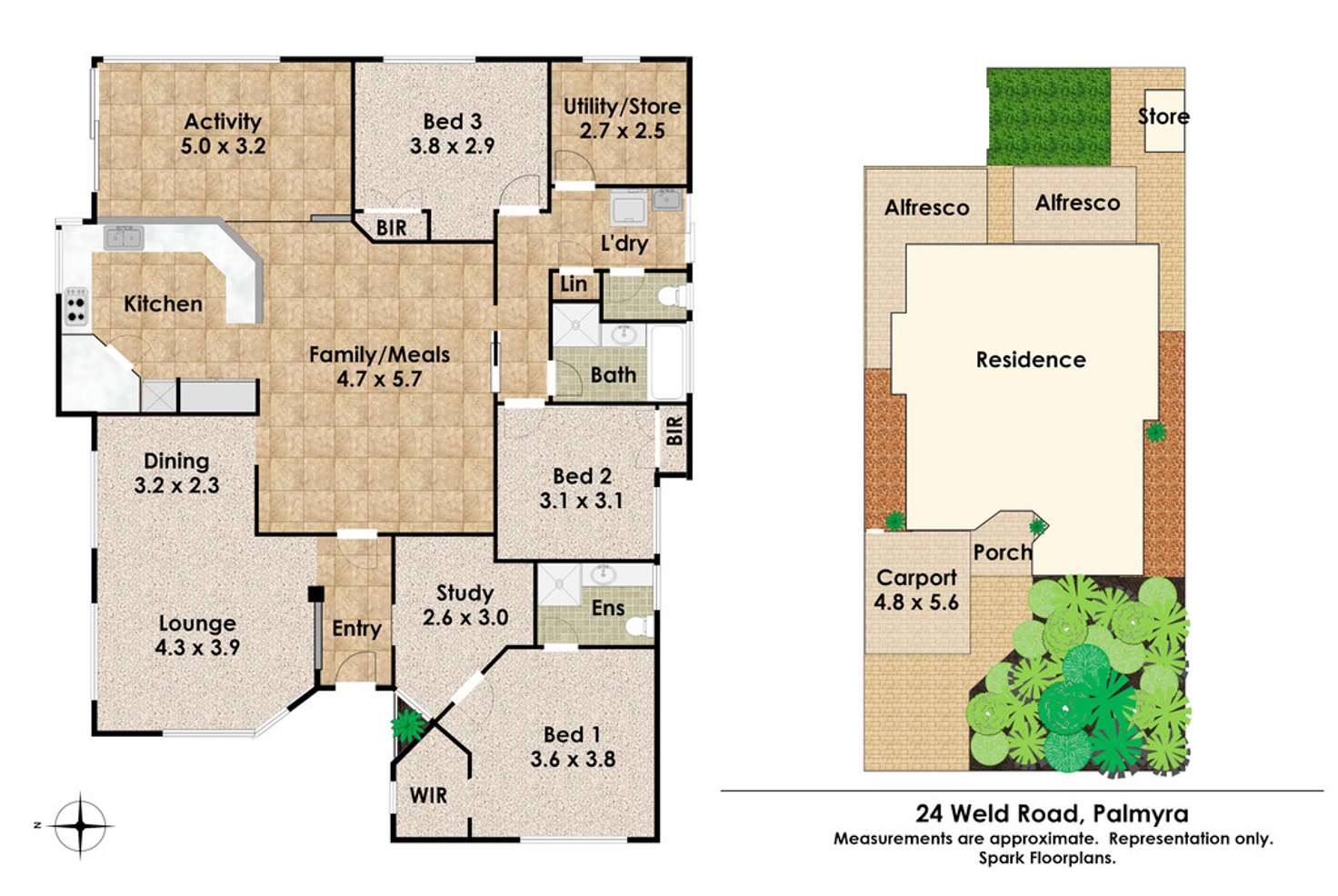 Floorplan of Homely house listing, 24 Weld Road, Palmyra WA 6157