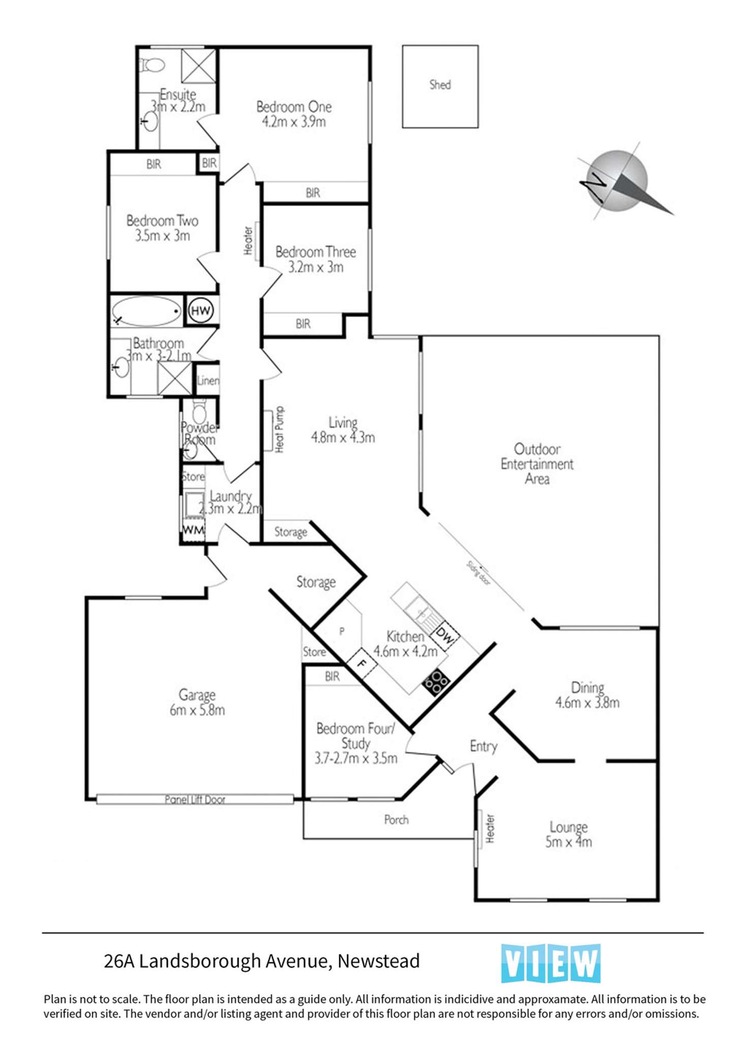 Floorplan of Homely house listing, 26A Landsborough Avenue, Newstead TAS 7250