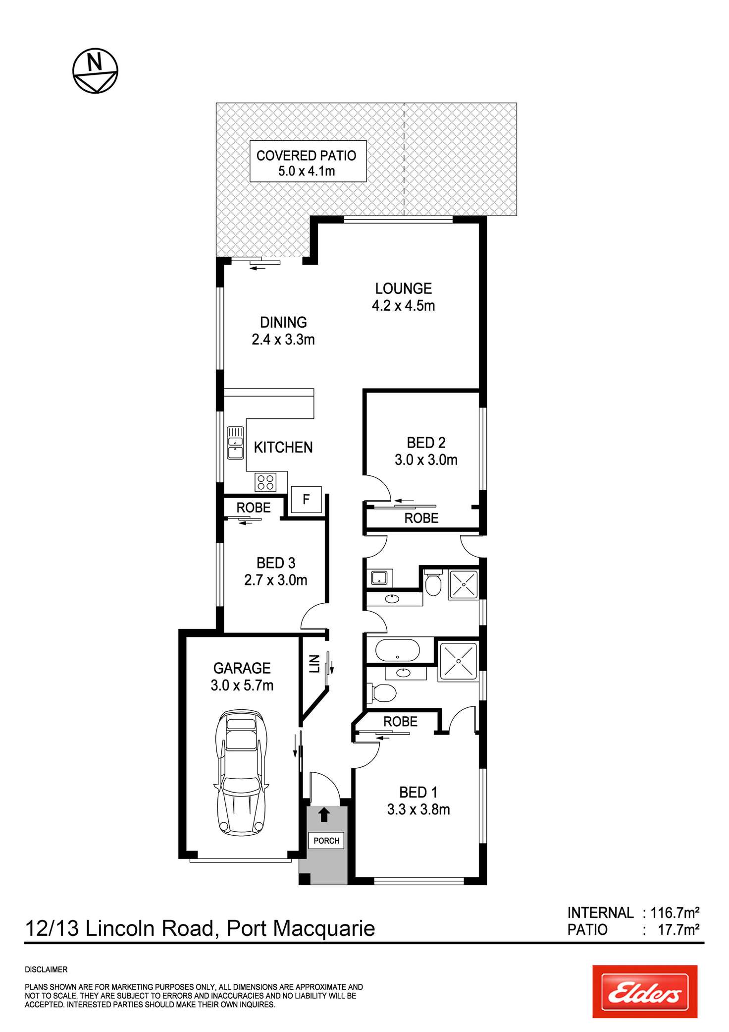 Floorplan of Homely house listing, 12/13 Lincoln Road, Port Macquarie NSW 2444