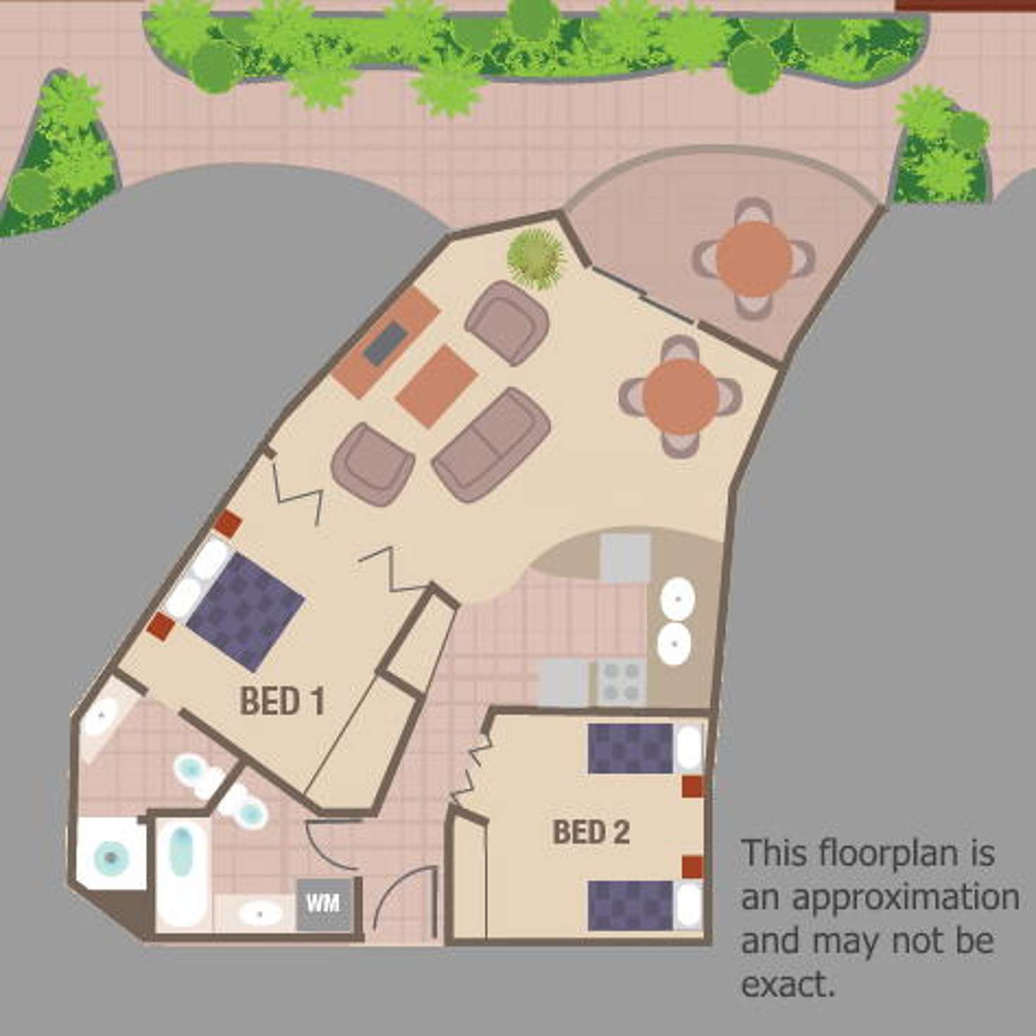 Floorplan of Homely unit listing, 5/38 Maloja Ave 'Watermark Apartments', Caloundra QLD 4551