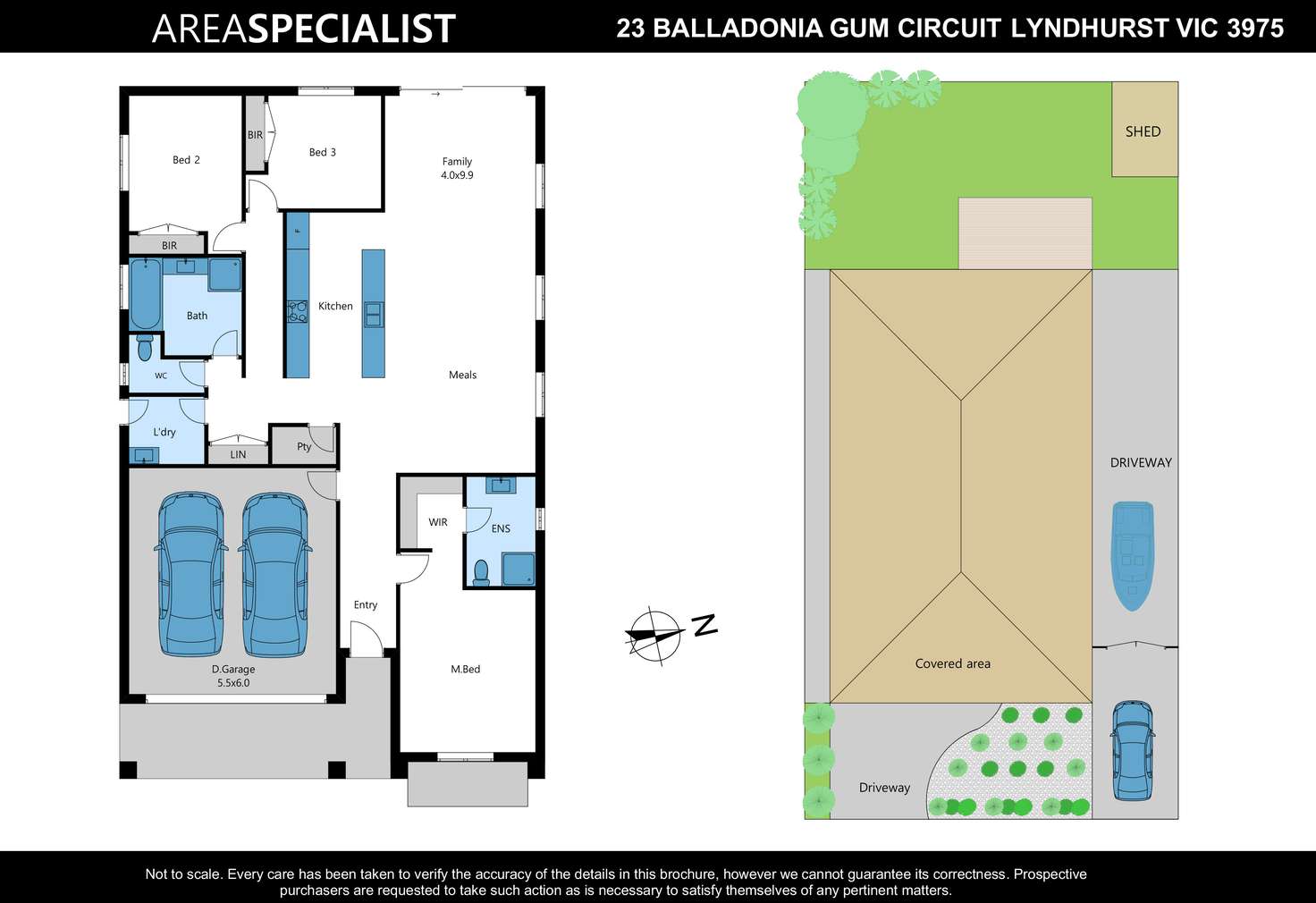 Floorplan of Homely house listing, 23 Balladonia Gum Circuit, Lyndhurst VIC 3975